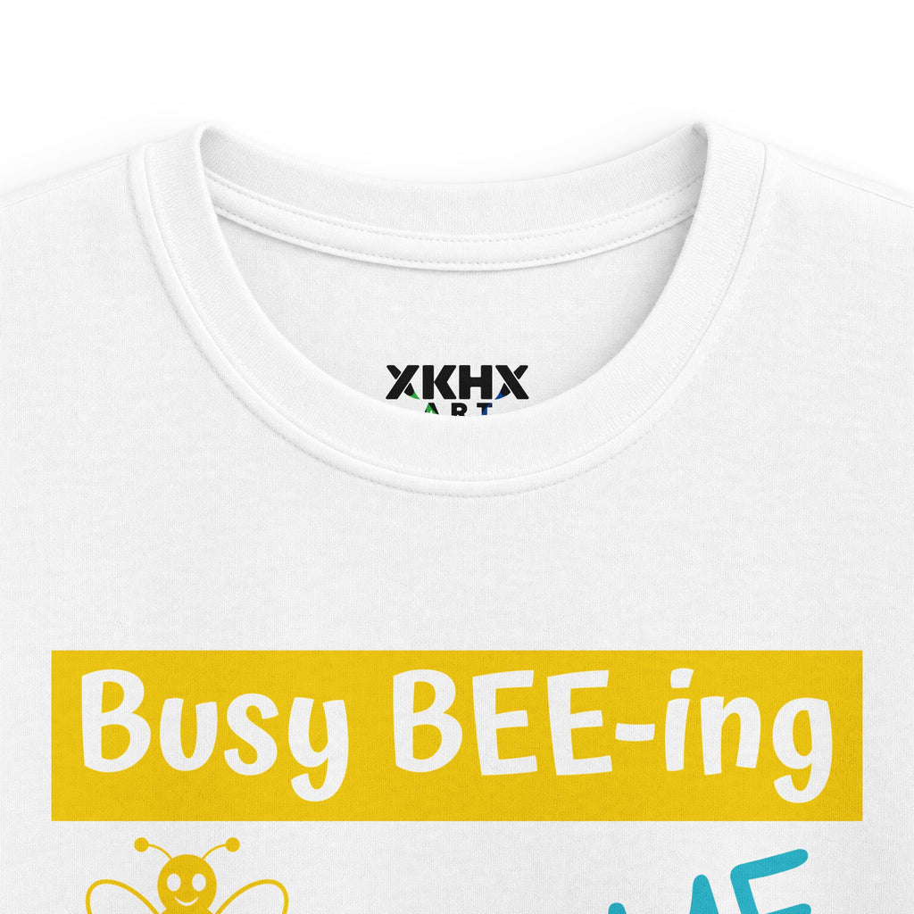 Personalizable "Busy BEE-ing Awesome in [XX] Grade" Kids Tee