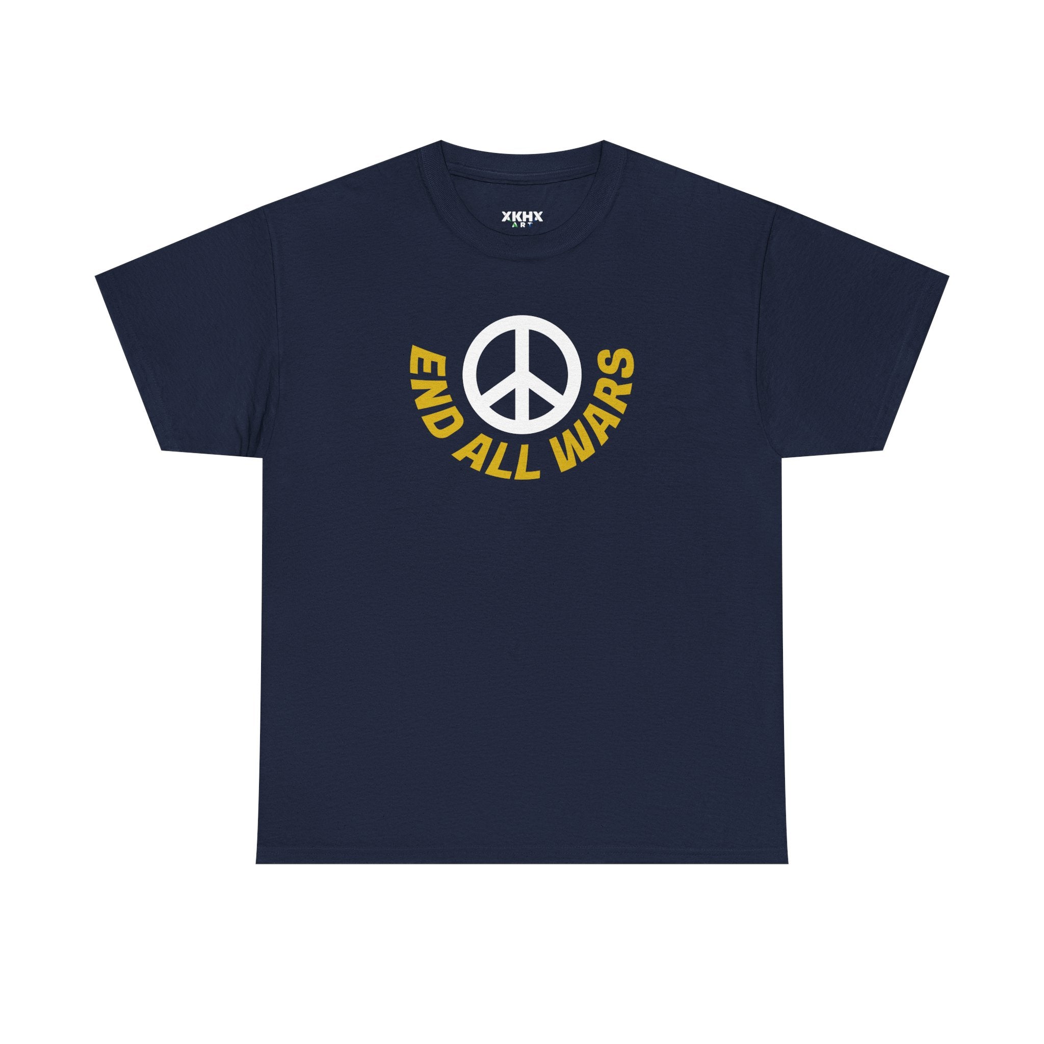 Peace Symbol T-Shirt — "End All Wars" Anti-War Graphic Tee