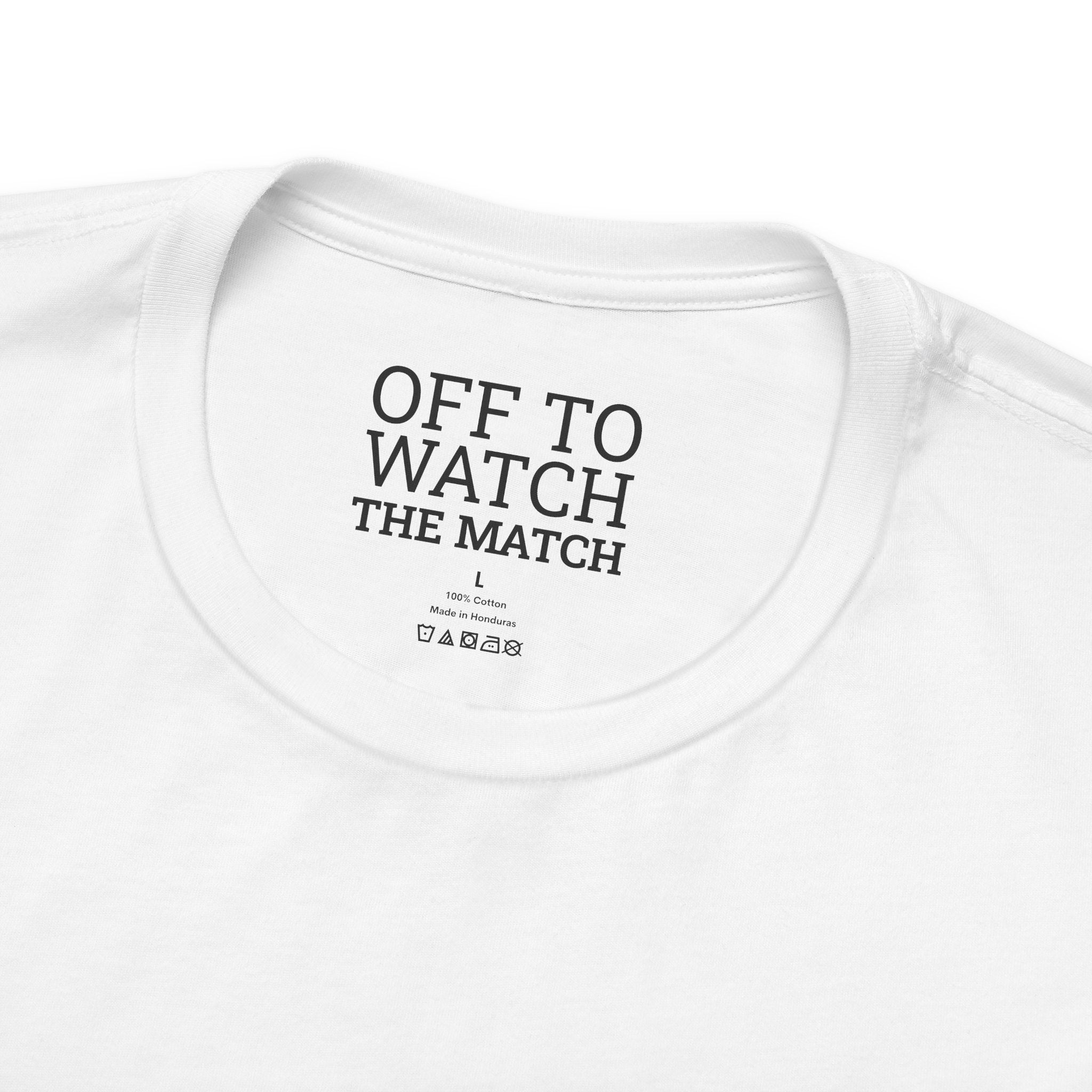 Off to Watch the Match Tee | soccer watch party, match-day outfit