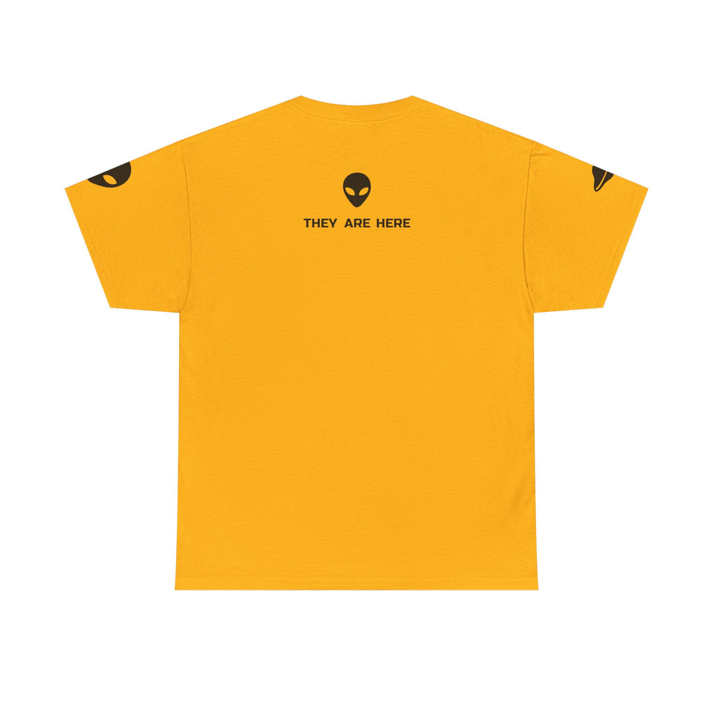 Alien Head "They Are Here" Graphic Tee