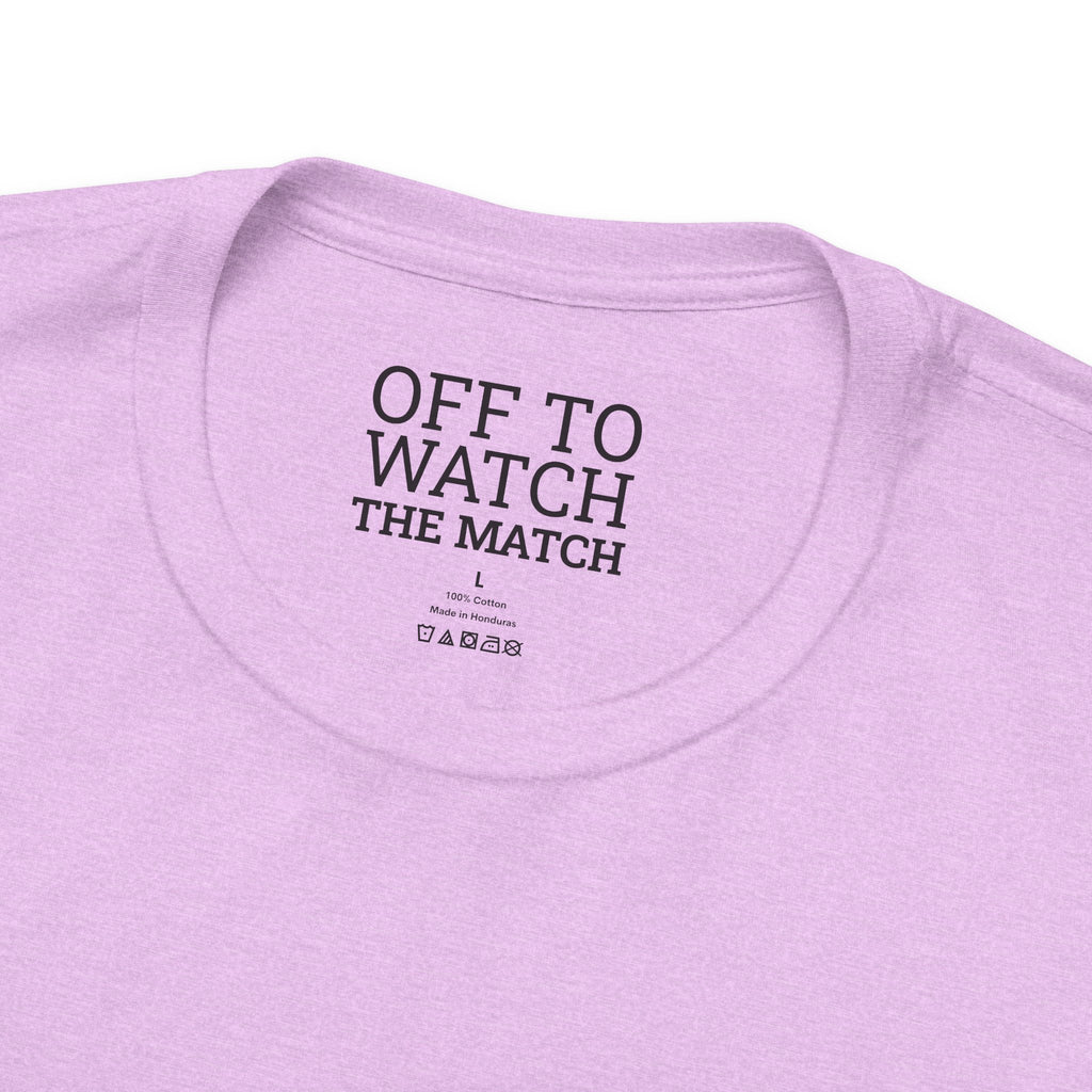 Off to Watch the Match Tee | soccer watch party, match-day outfit