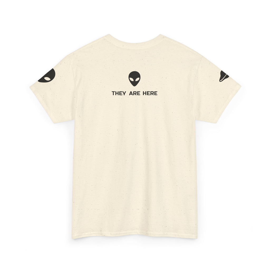 Alien Head "They Are Here" Graphic Tee