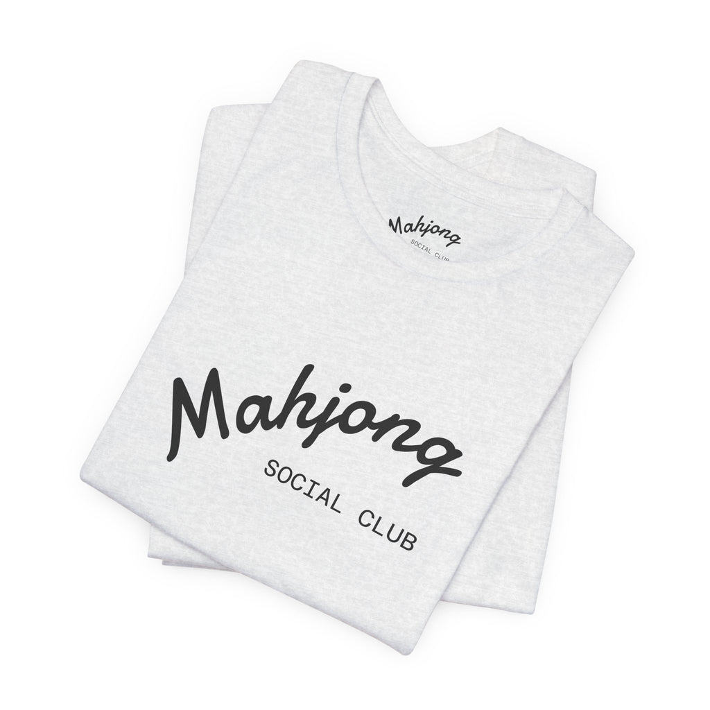 Mahjong Social Club Tee | tile-inspired, jade green pastel