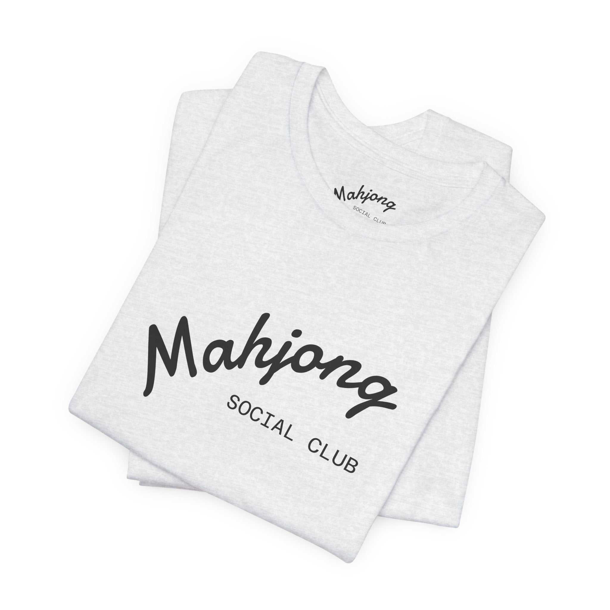Mahjong Social Club Tee | tile-inspired, jade green pastel