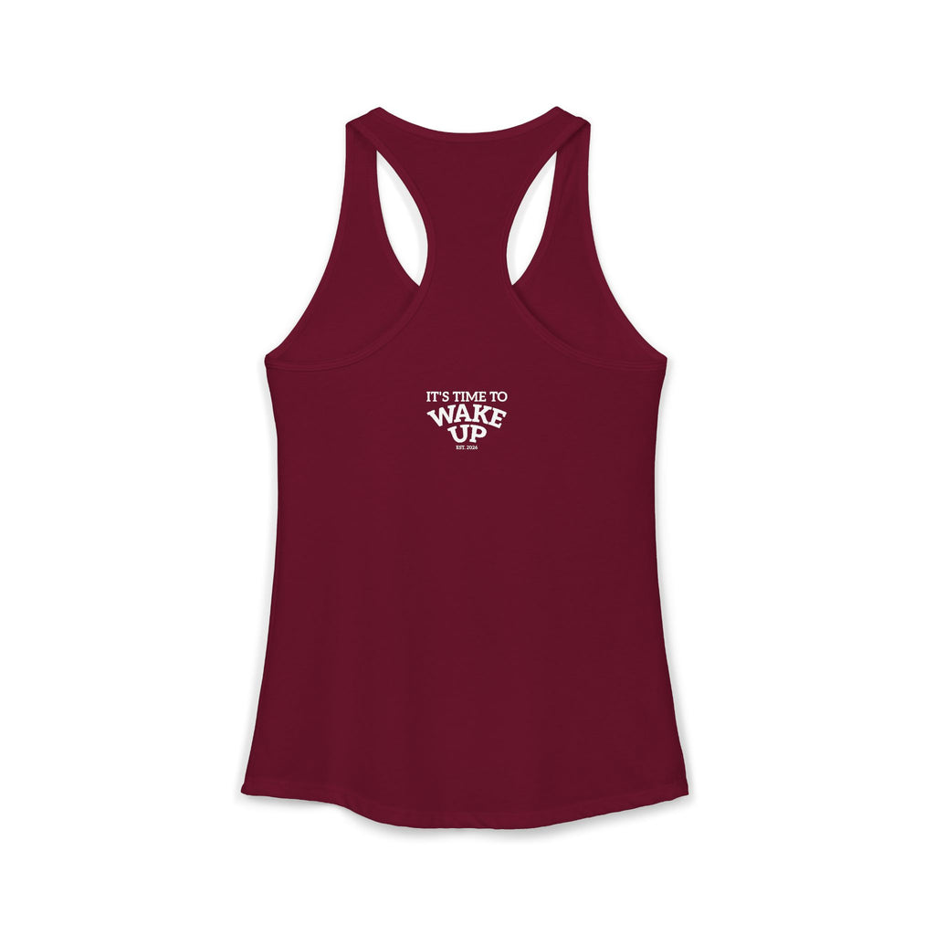 Wake Up dark | Women's Ideal Racerback Tank