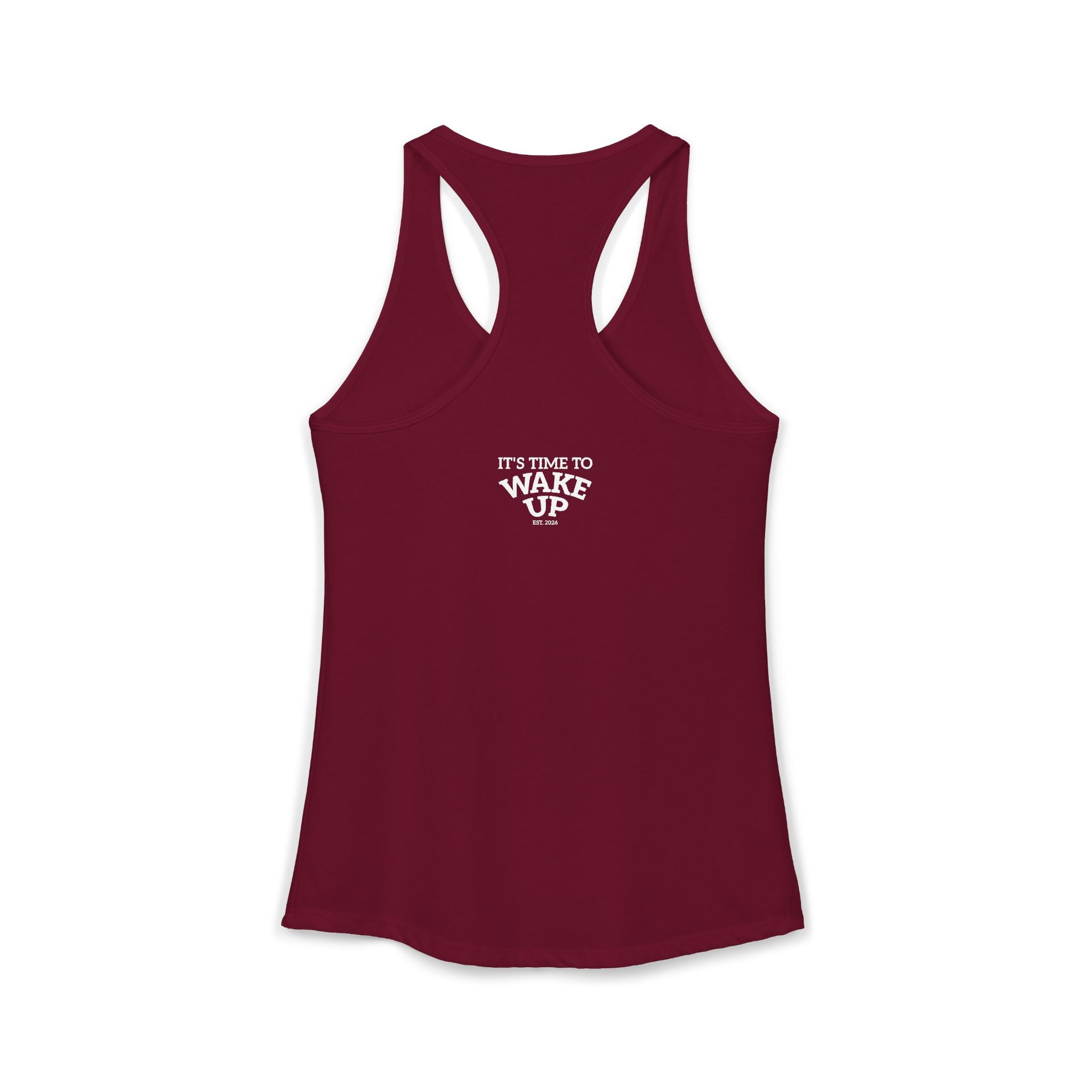 Wake Up dark | Women's Ideal Racerback Tank