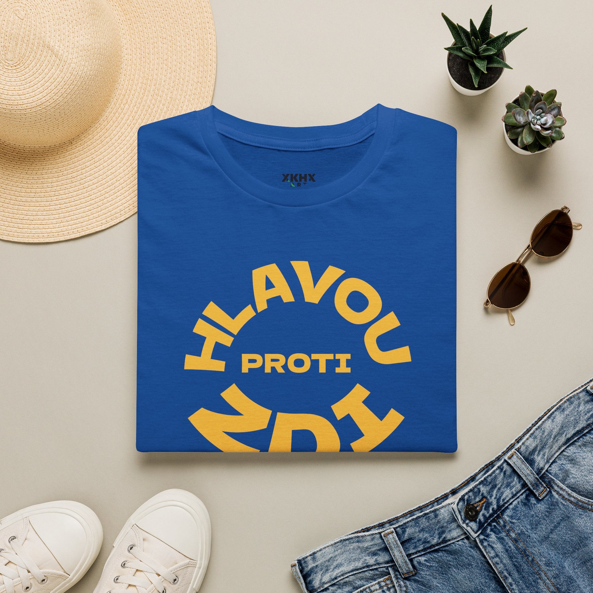 T-Shirt — Hlavou Proti Zdi - Bold Graphic Tee