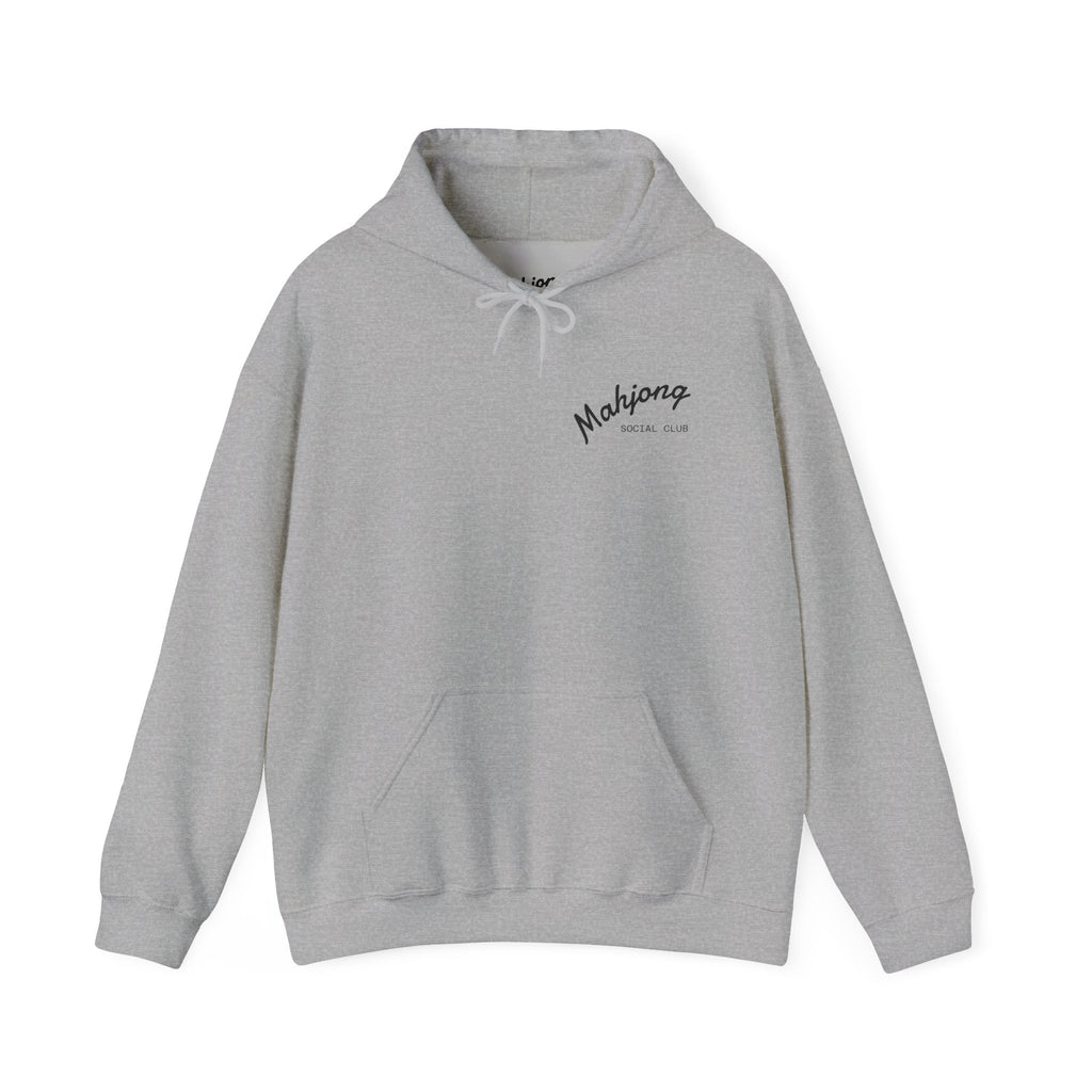 Mahjong Social Club Hoodie | tile-inspired, jade green pastel