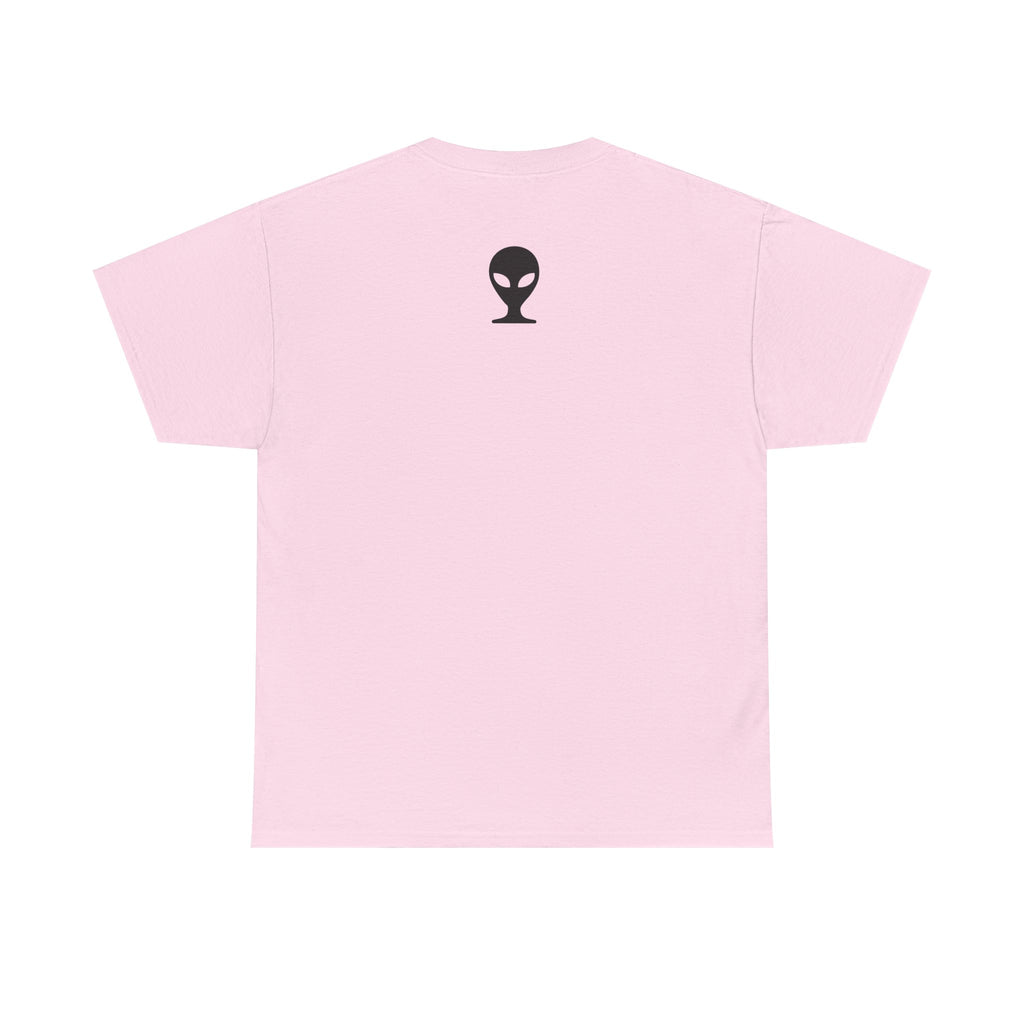 Alien Tee — Minimal "They Are Real" Vertical Graphic T-Shirt