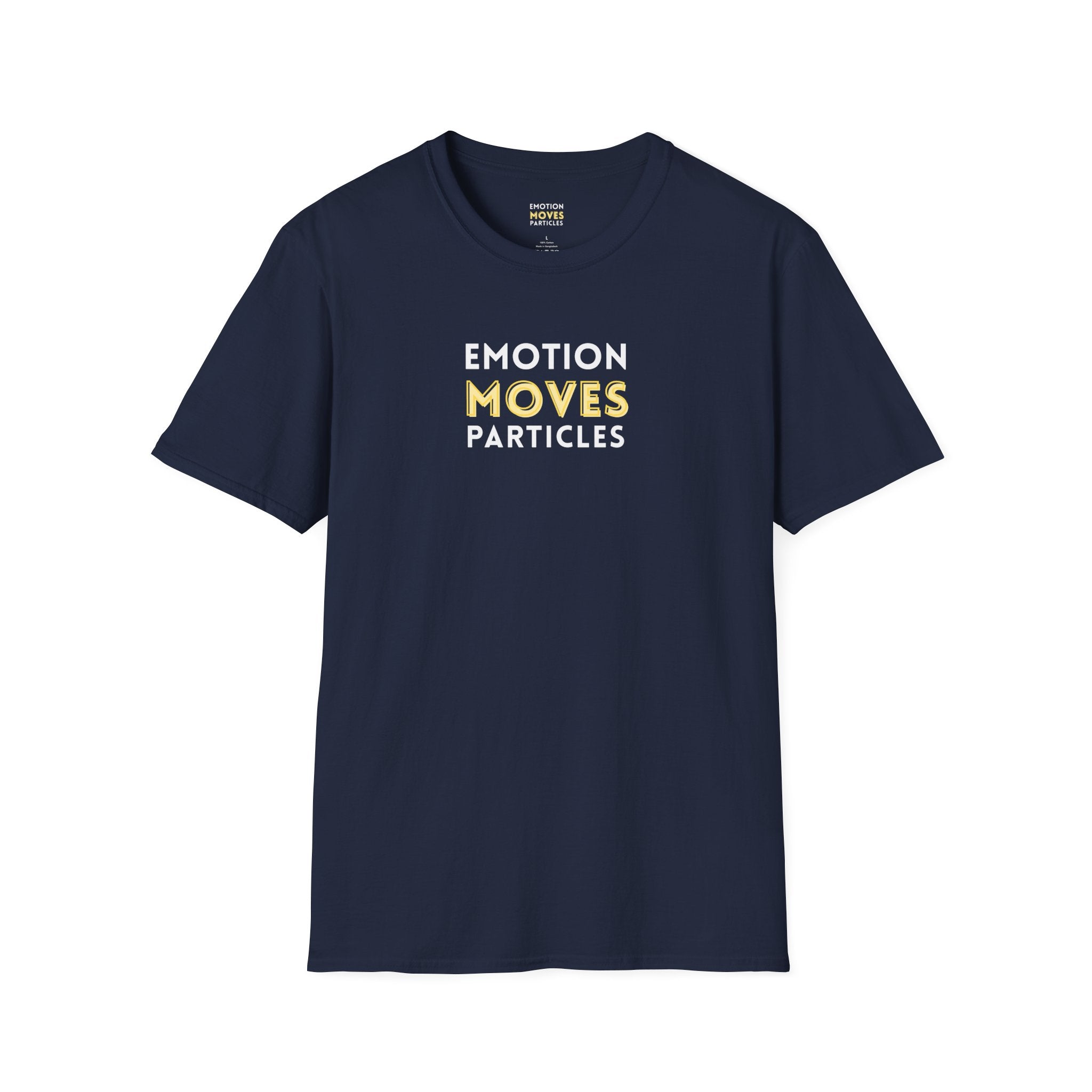 Emotion Moves Particles | Unisex Softstyle T-Shirt