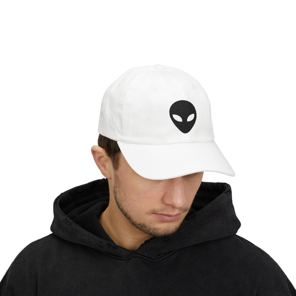 Alien "They Are Here." Dad Cap - Embroidered Baseball Hat light
