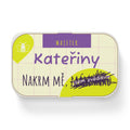Personalized Bento Lunch Box — "Majetek [Name]" Wooden Design (Czech)