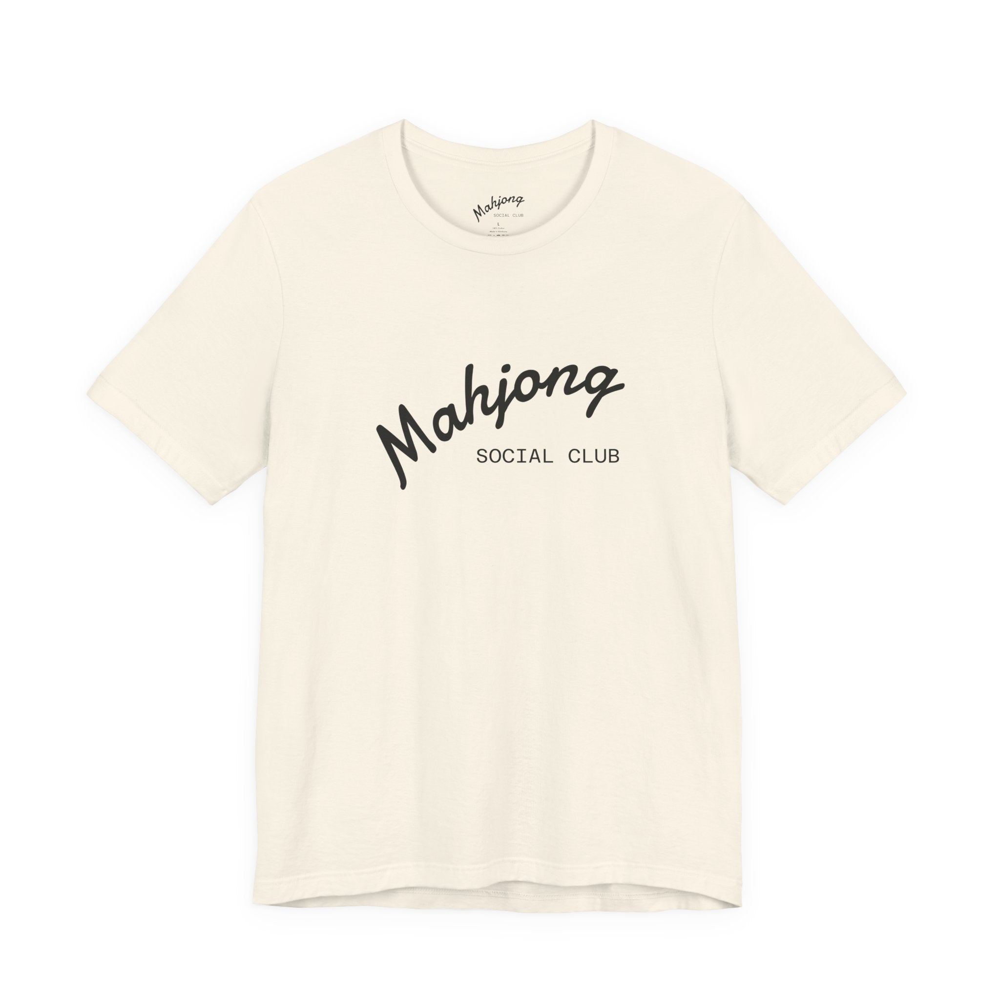 Mahjong Social Club Tee | tile-inspired, jade green pastel