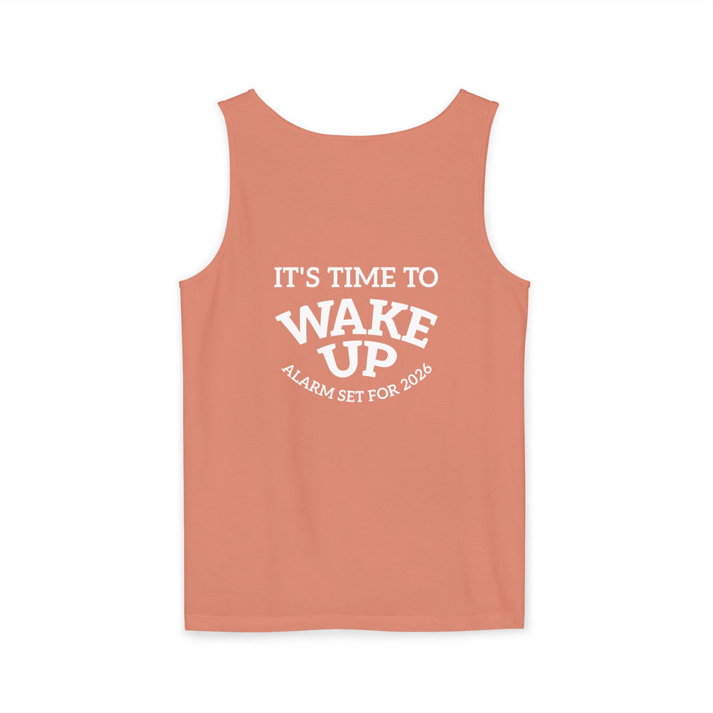 Wake Up Tank Top dark — Casual Graphic Tank