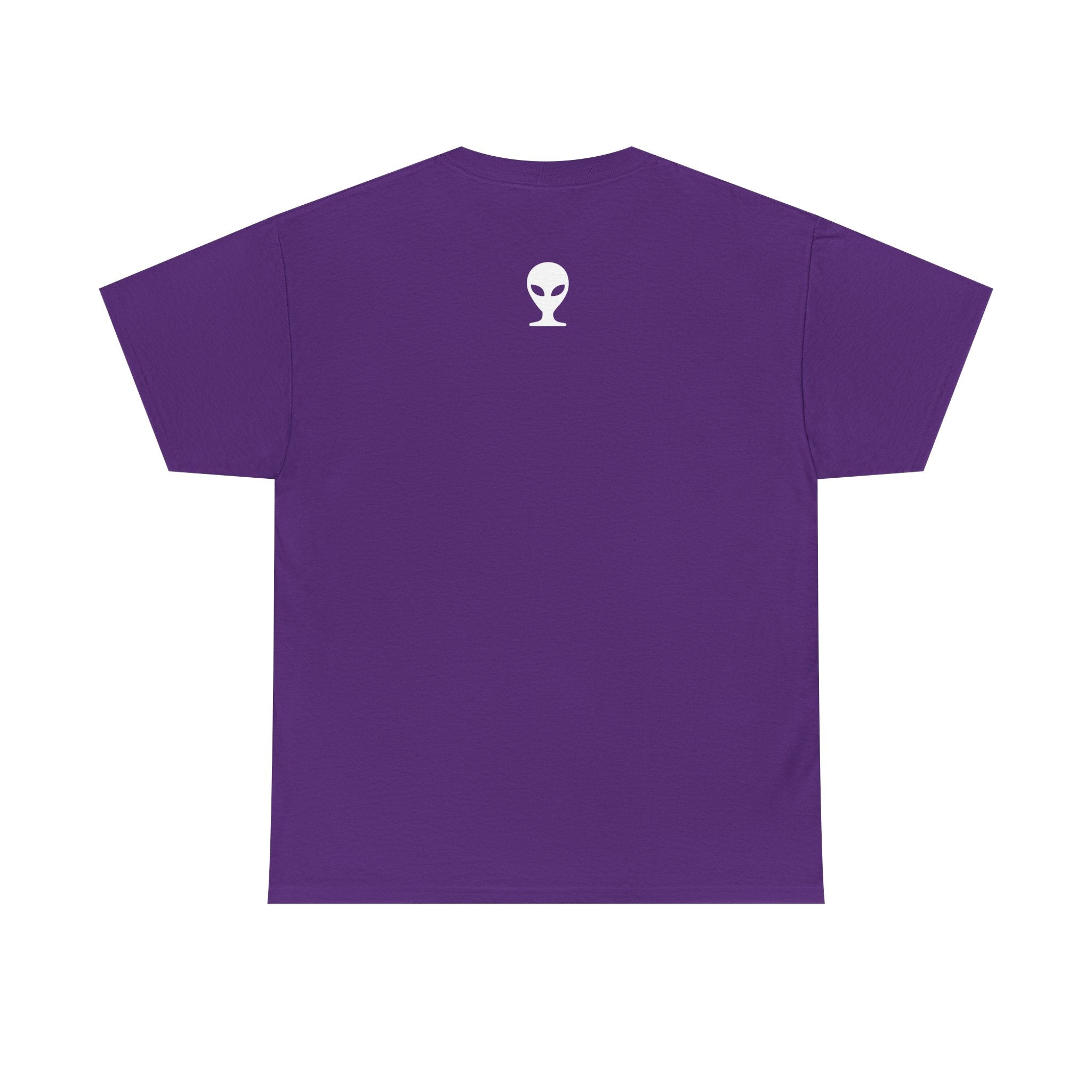 Alien Tee — Minimal "They Are Real" Vertical Graphic T-Shirt dark