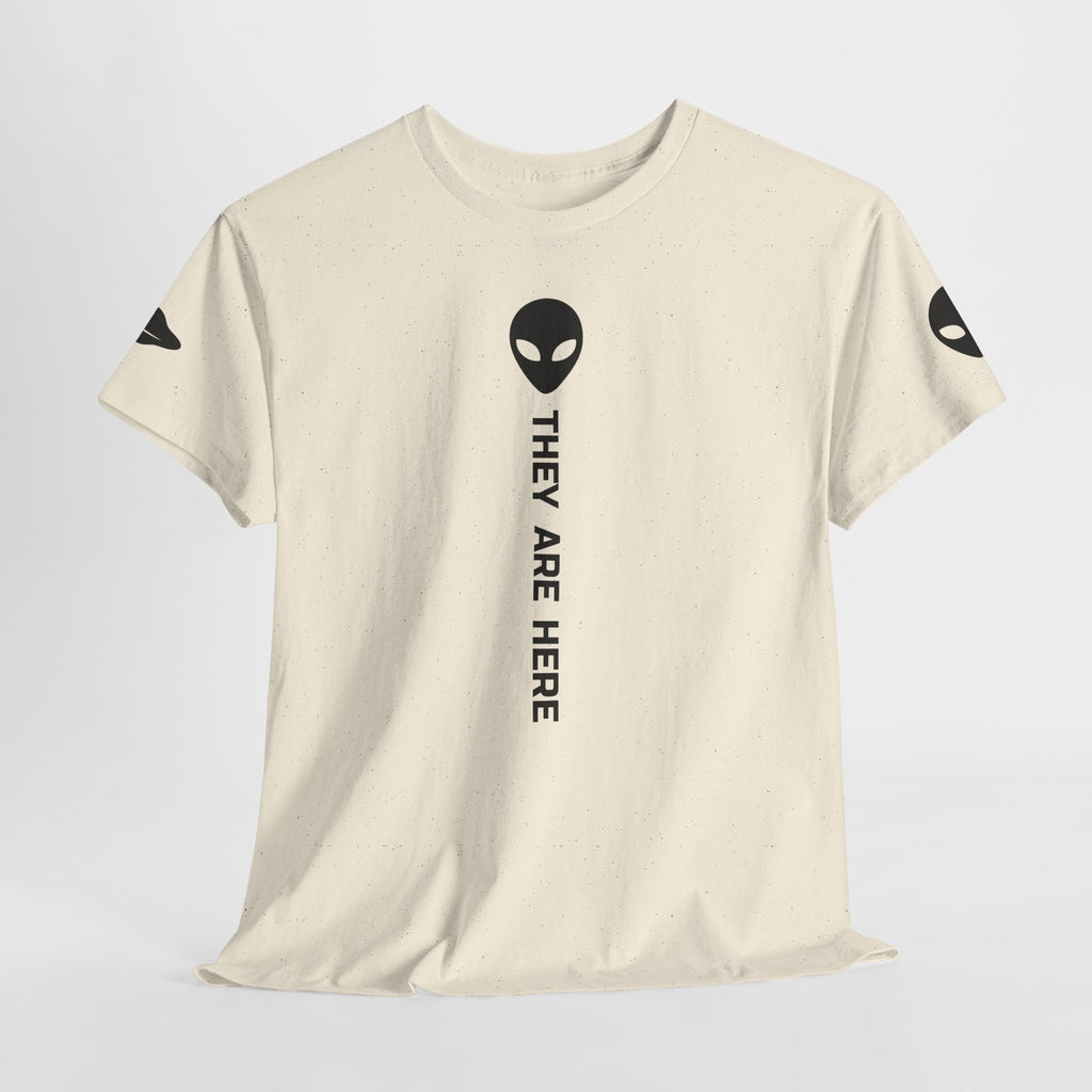 Alien Head "They Are Here" Graphic Tee
