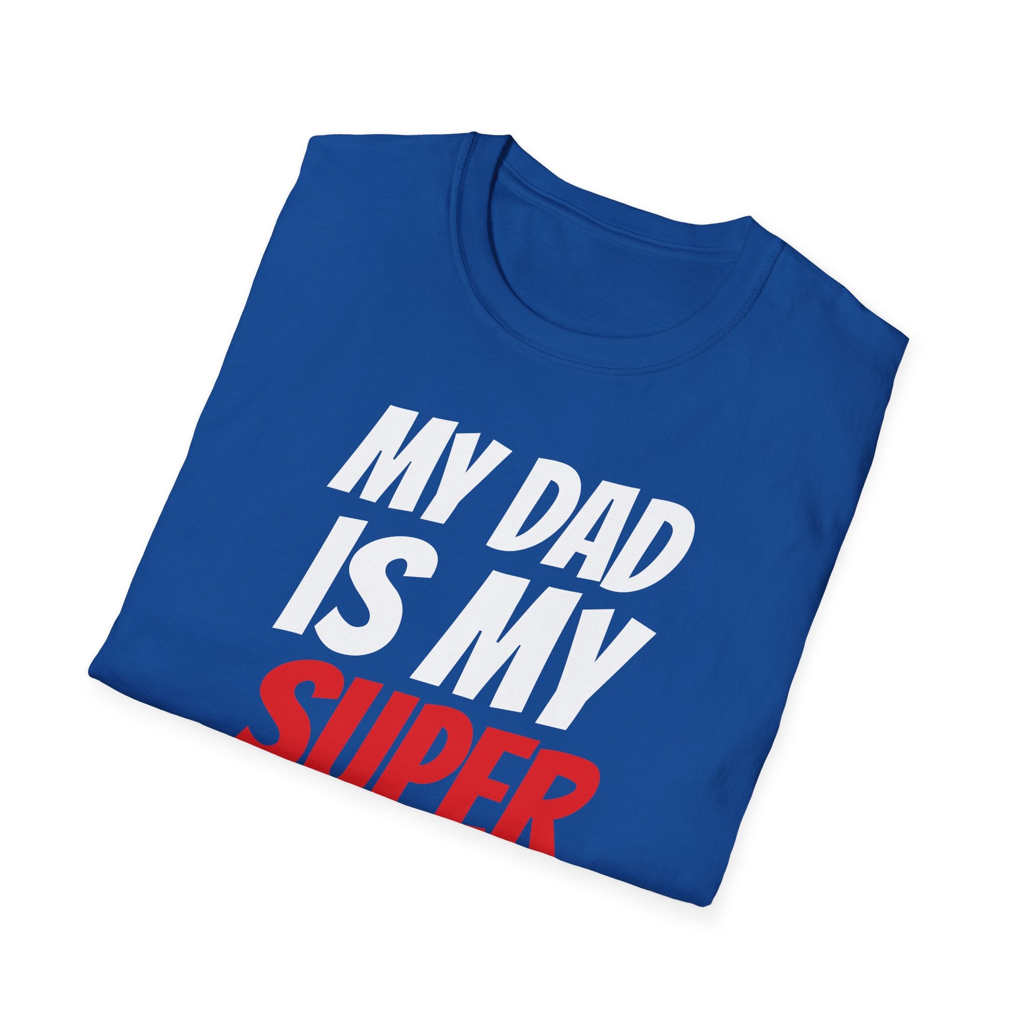 Superhero Dad T-Shirt — "My Dad Is My Superhero" Positive Message Tee