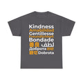 Kindness Multilingual Tee — "Kindness" in World Languages Tee