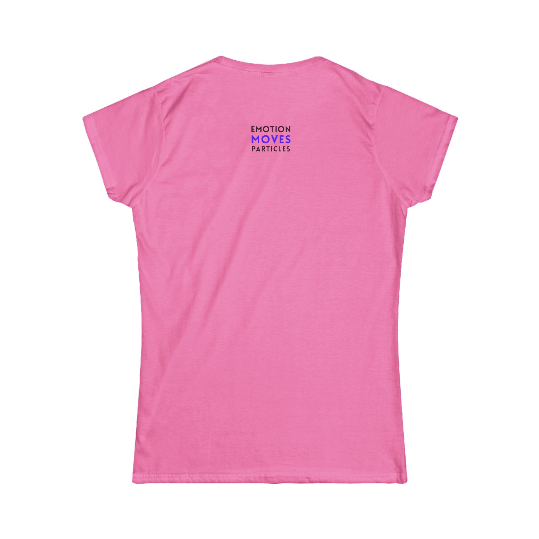 Emotion Moves Particles Tee — Women's Inspirational Graphic T‑Shirt
