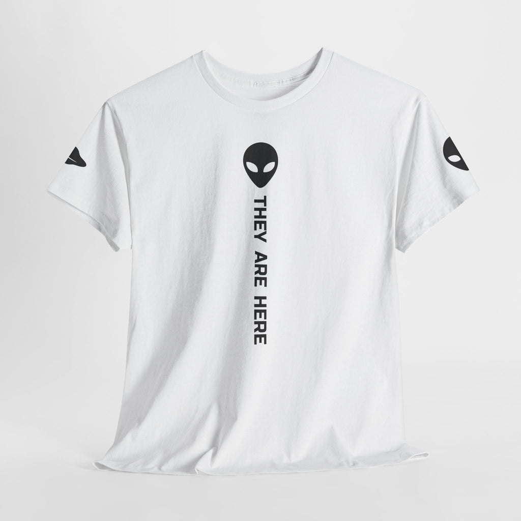 Alien Head "They Are Here" Graphic Tee