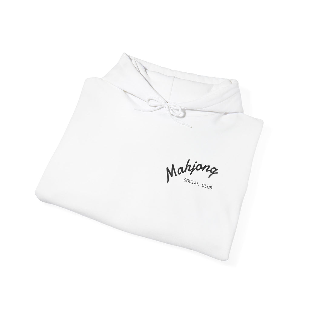 Mahjong Social Club Hoodie | tile-inspired, jade green pastel