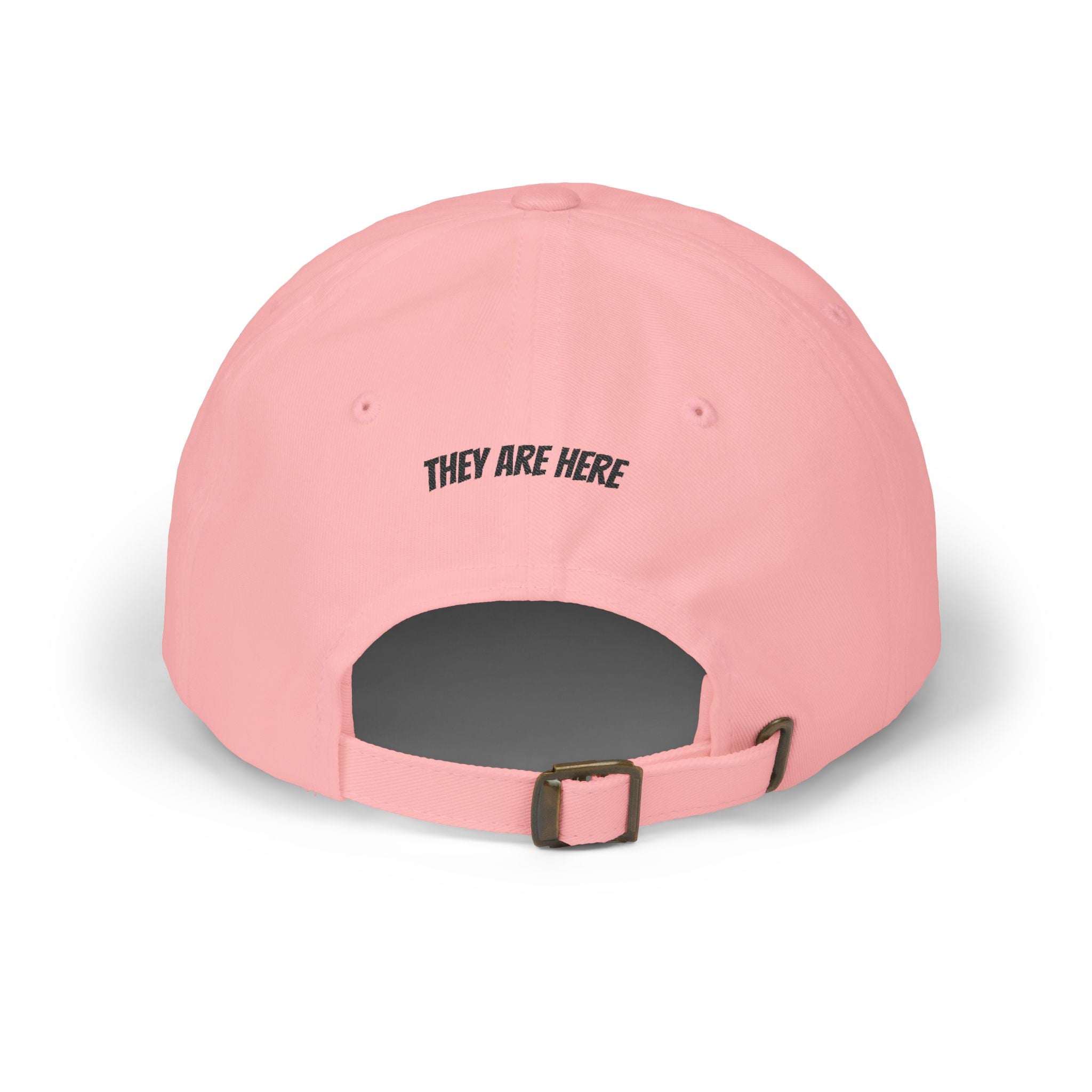 Alien "They Are Here." Dad Cap - Embroidered Baseball Hat light