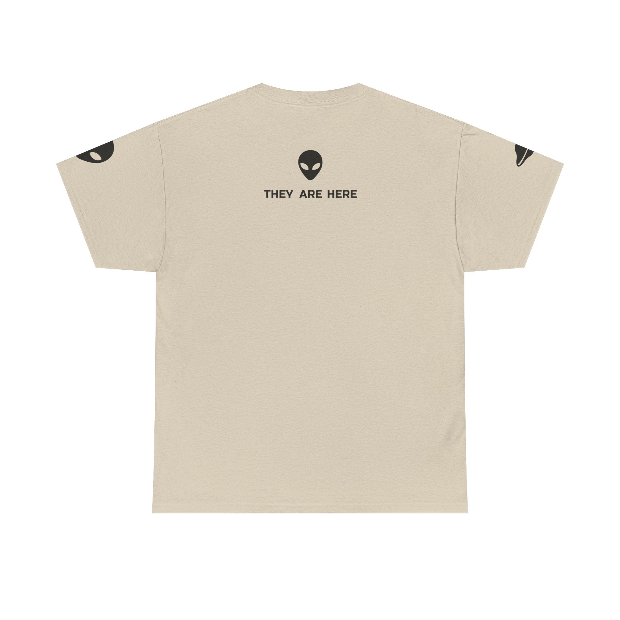 Alien Head "They Are Here" Graphic Tee