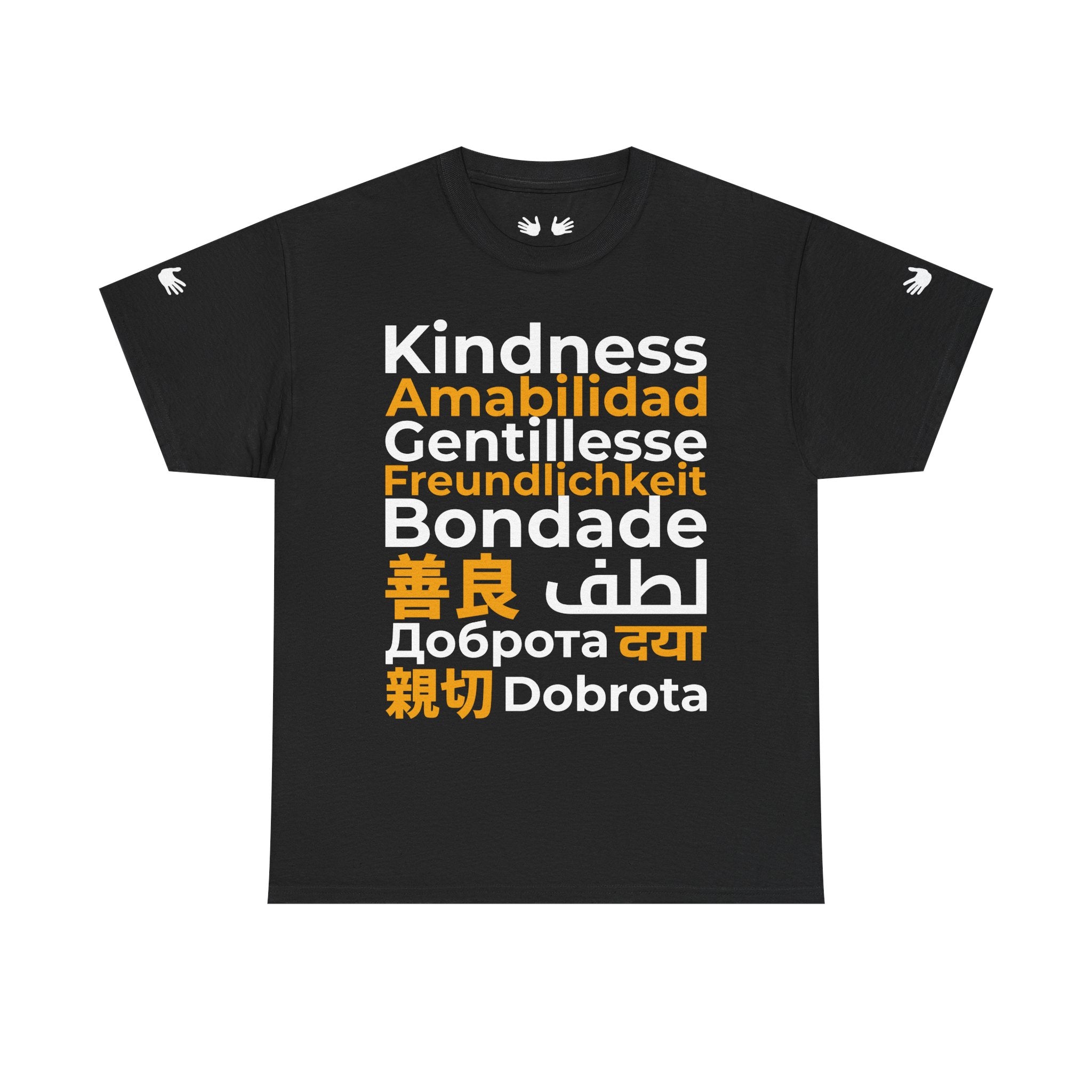 Kindness Multilingual Tee — "Kindness" in World Languages