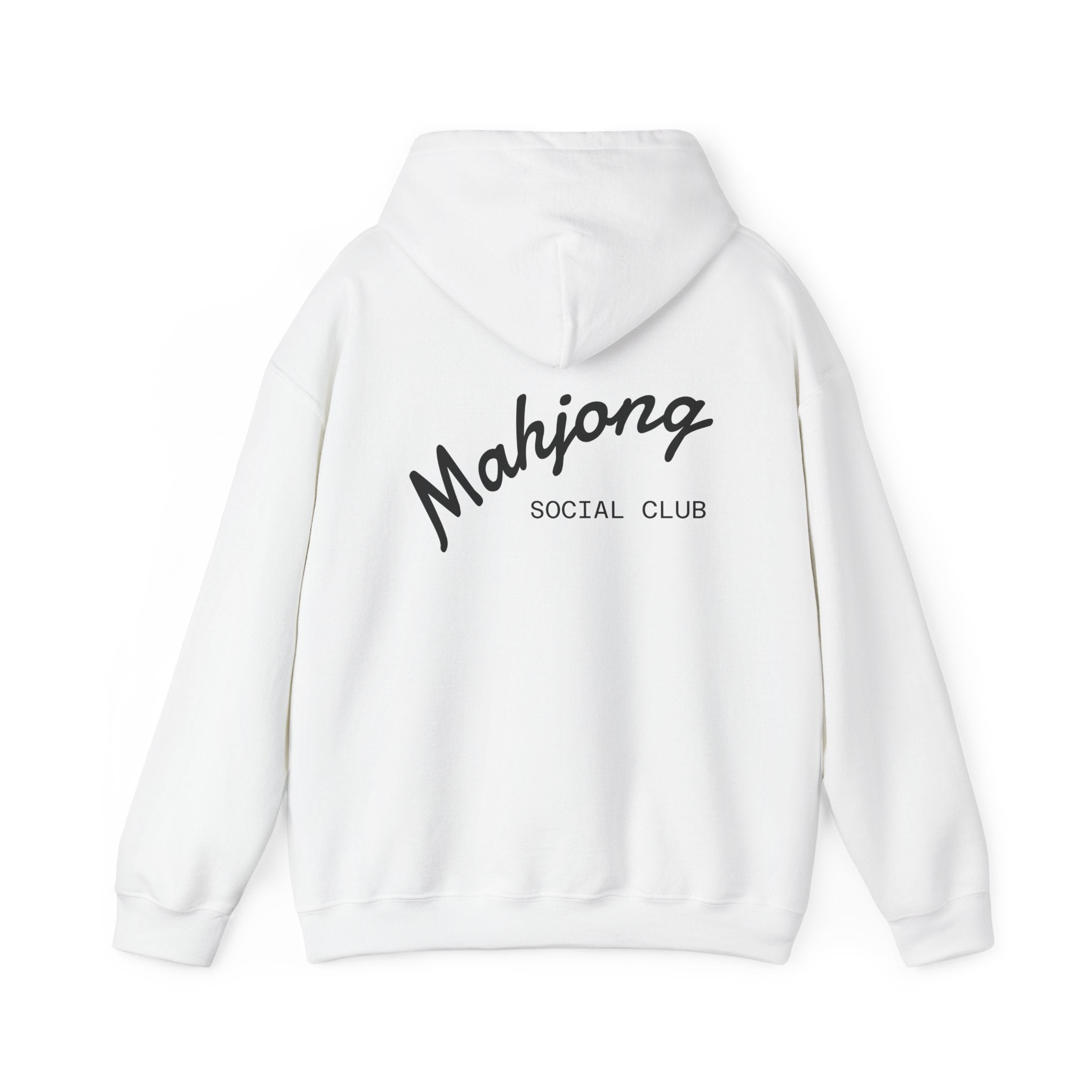 Mahjong Social Club Hoodie | tile-inspired, jade green pastel