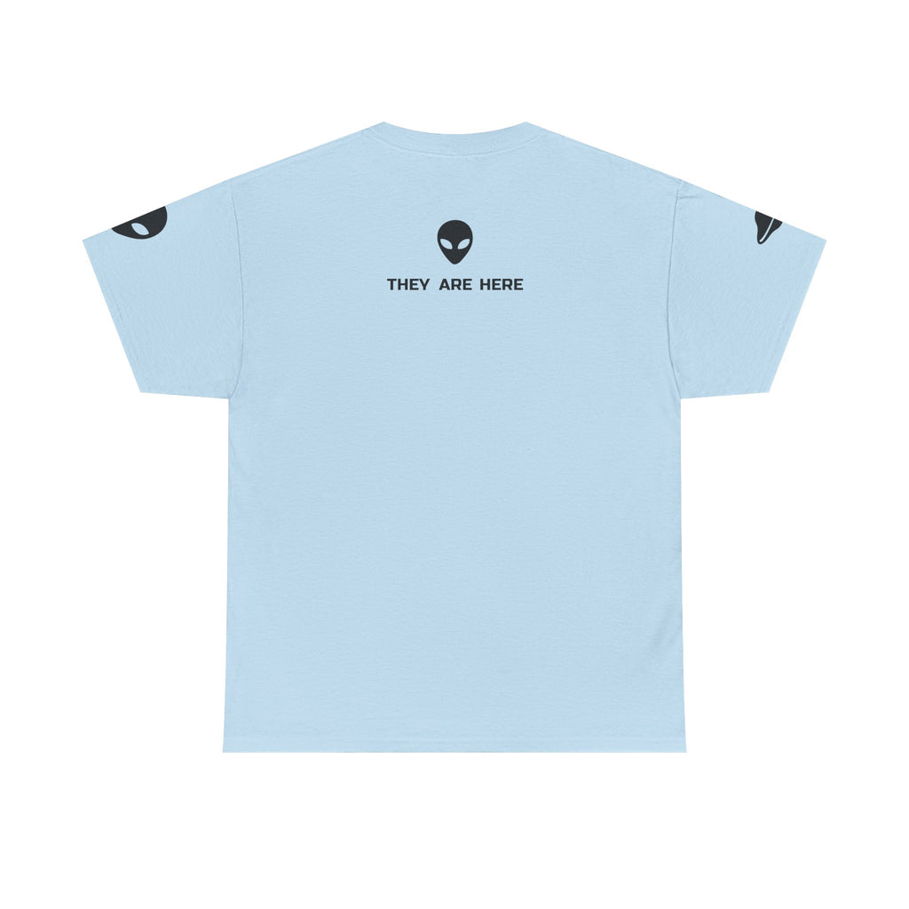 Alien Head "They Are Here" Graphic Tee