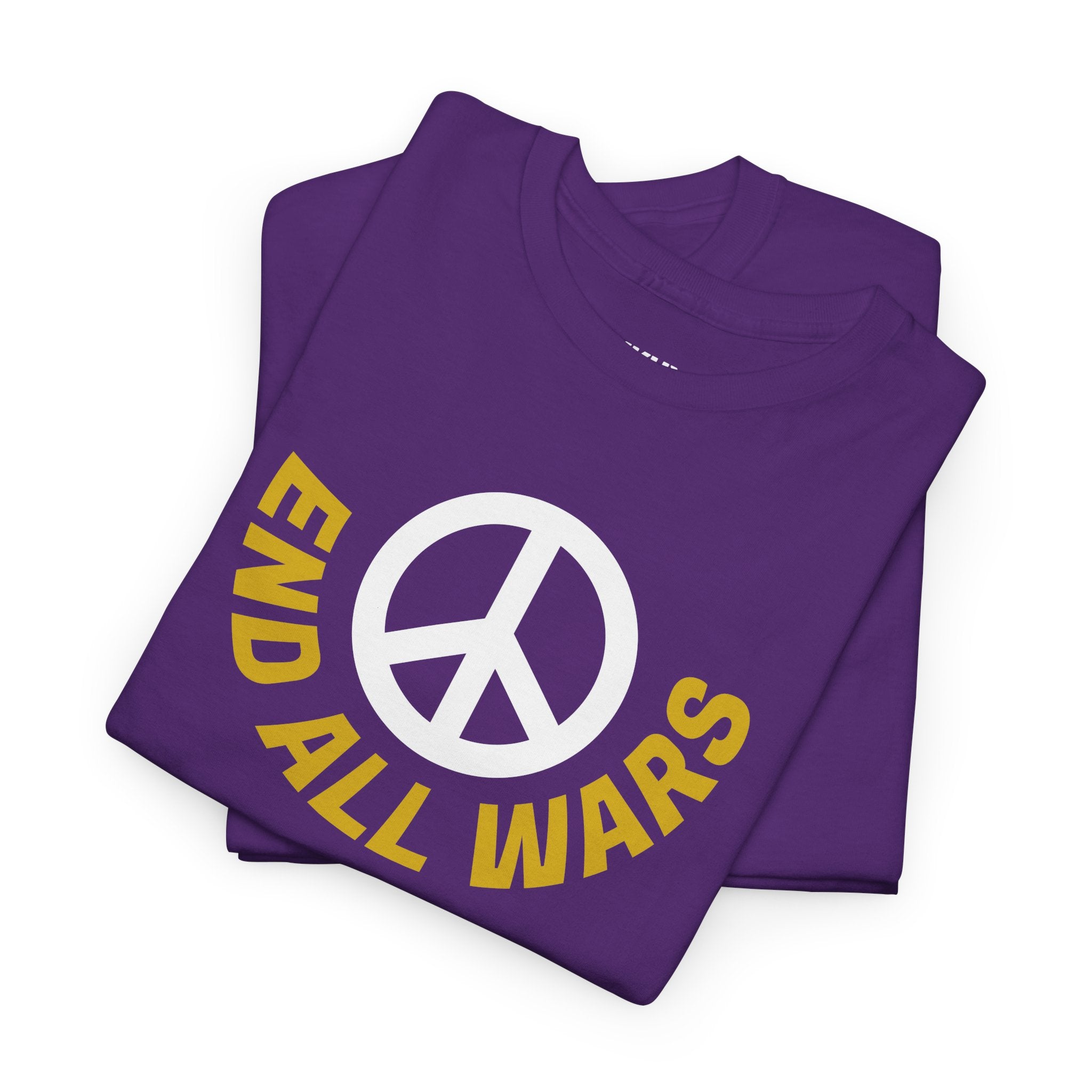 Peace Symbol T-Shirt — "End All Wars" Anti-War Graphic Tee