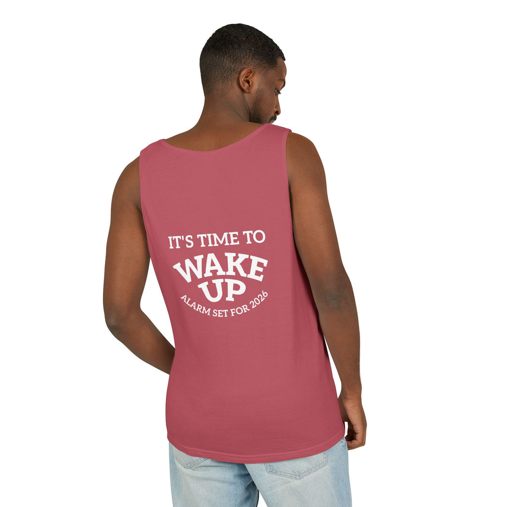 Wake Up Tank Top dark — Casual Graphic Tank
