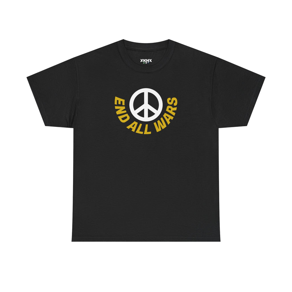Peace Symbol T-Shirt — "End All Wars" Anti-War Graphic Tee