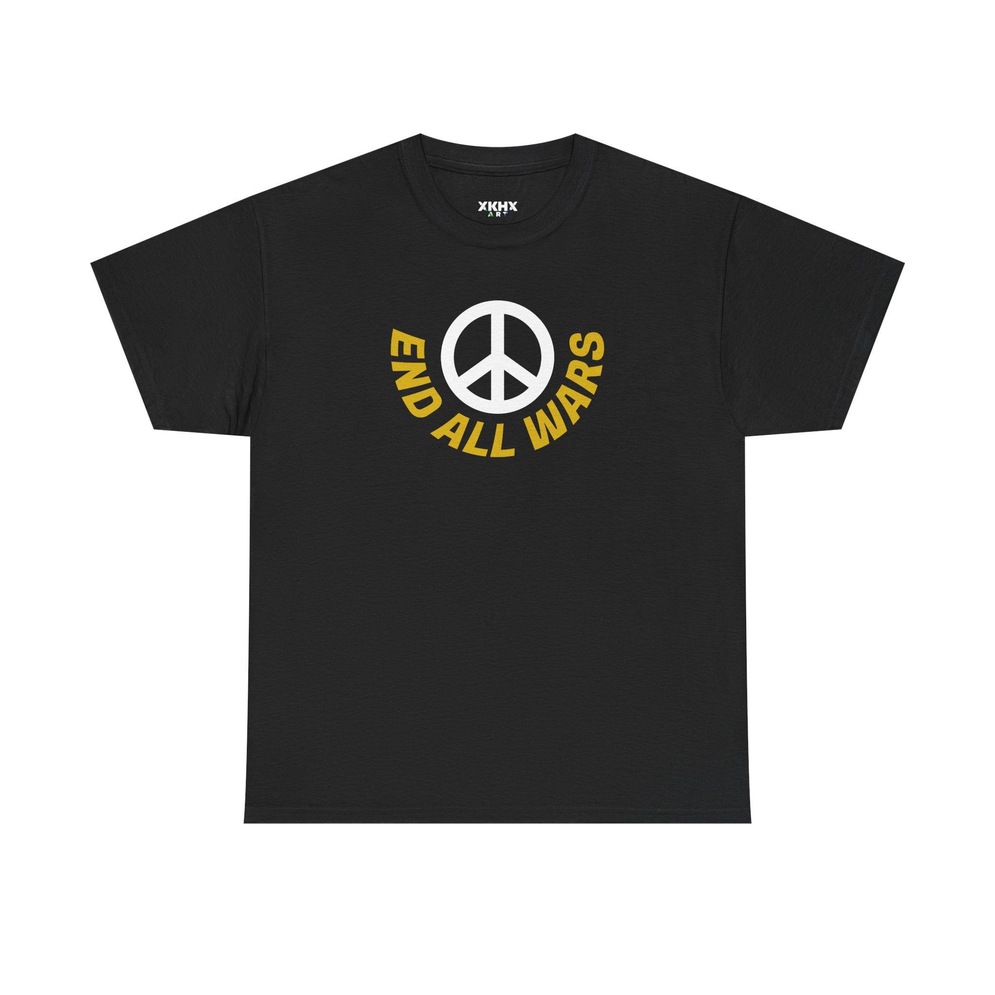 Peace Symbol T-Shirt — "End All Wars" Anti-War Graphic Tee