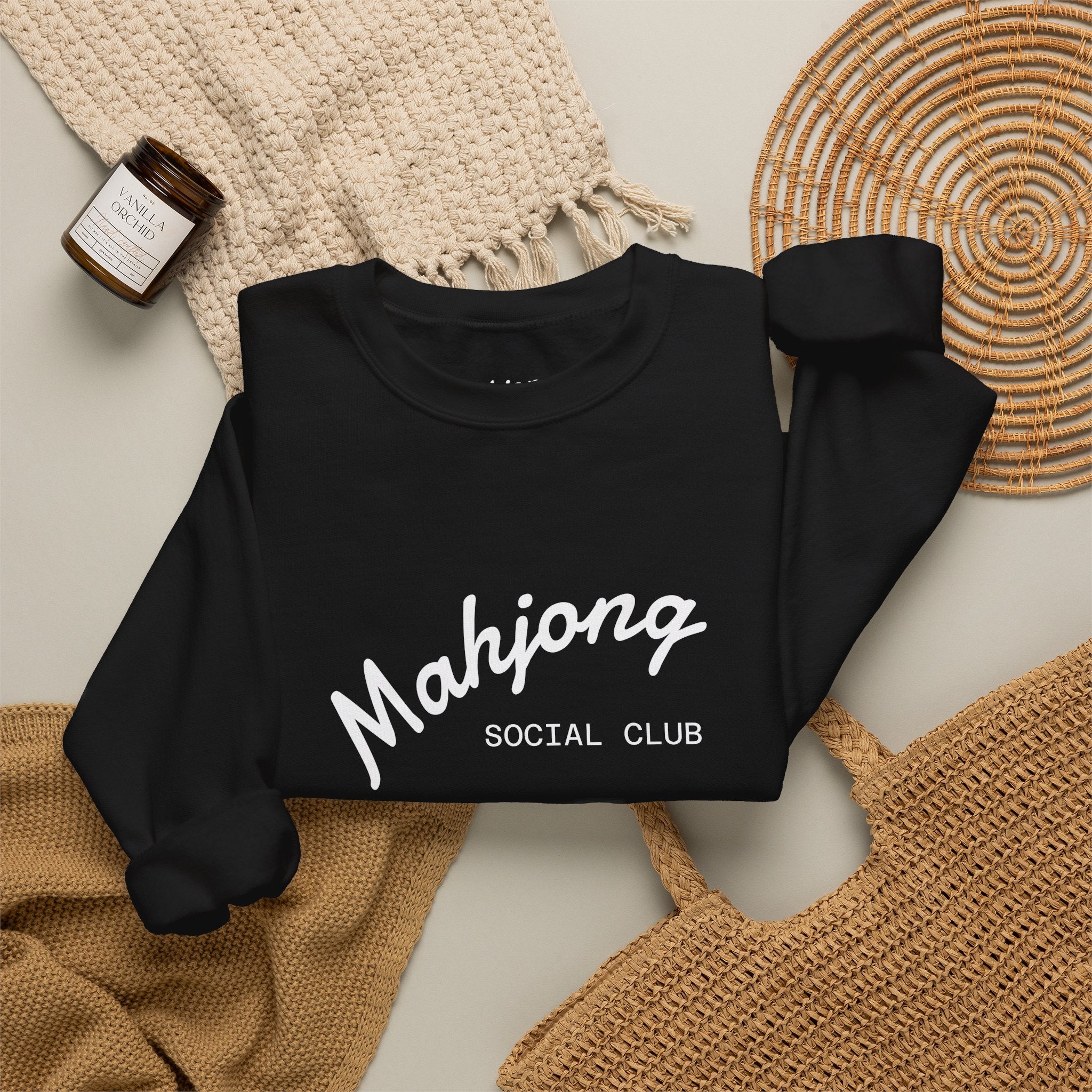 Mahjong Social Club | Unisex Heavy Blend™ Crewneck Sweatshirt