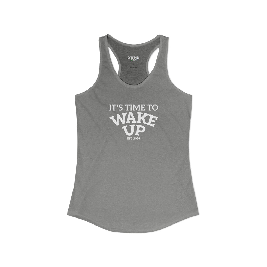 Wake Up dark | Women's Ideal Racerback Tank