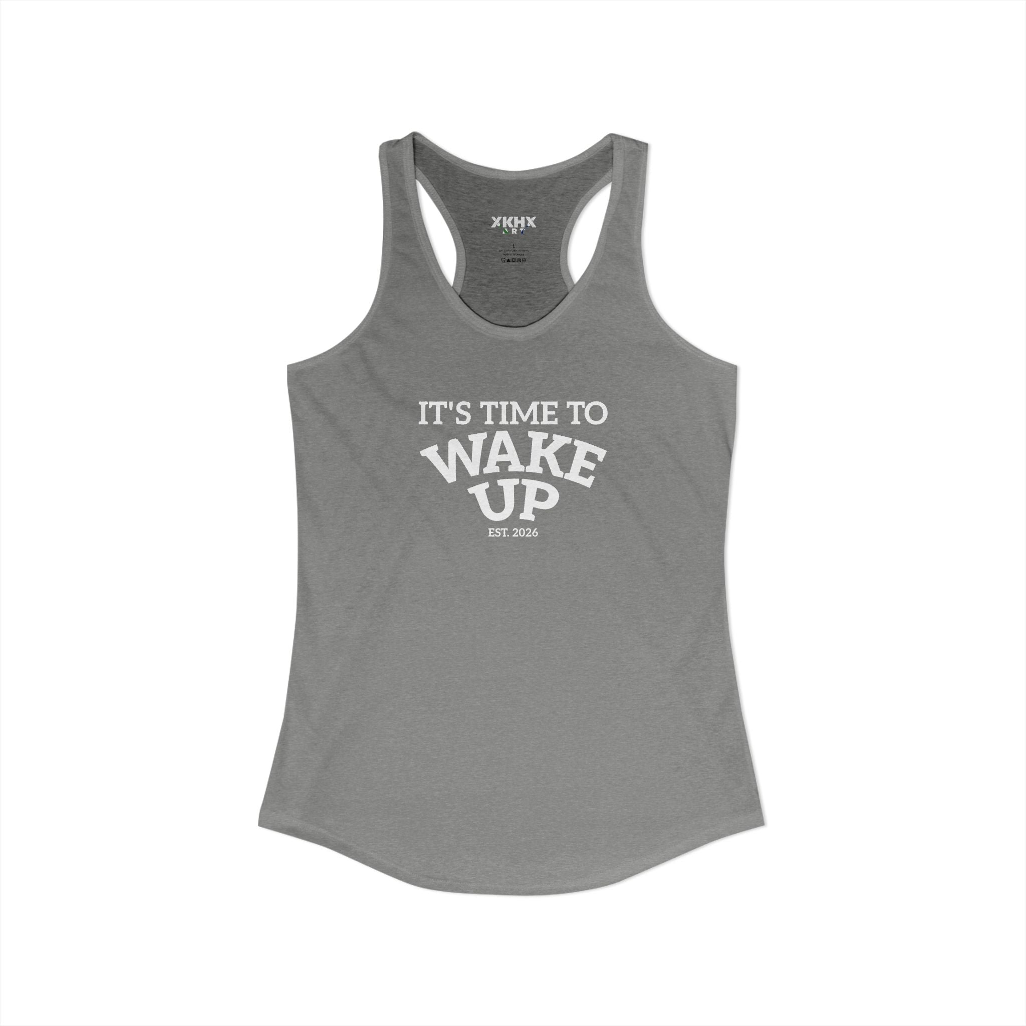 Wake Up dark | Women's Ideal Racerback Tank