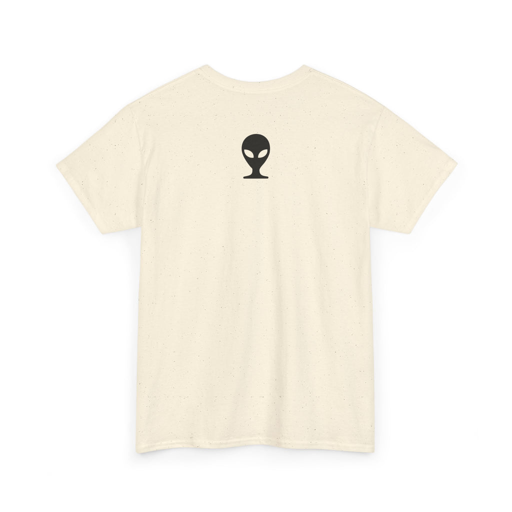 Alien Tee — Minimal "They Are Real" Vertical Graphic T-Shirt
