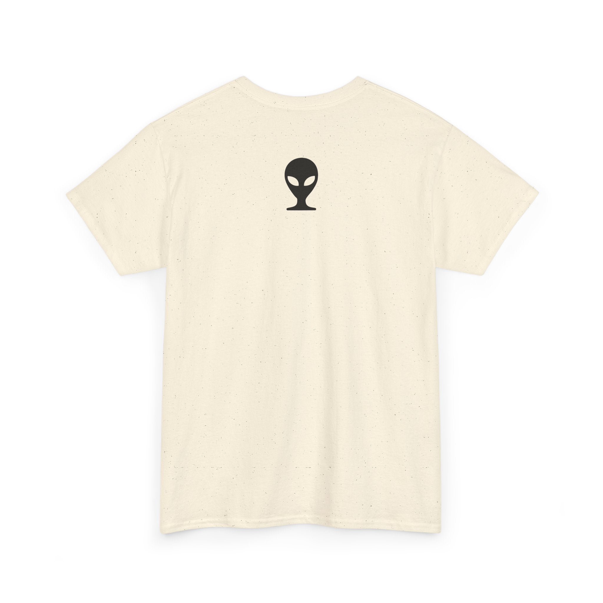 Alien Tee — Minimal "They Are Real" Vertical Graphic T-Shirt