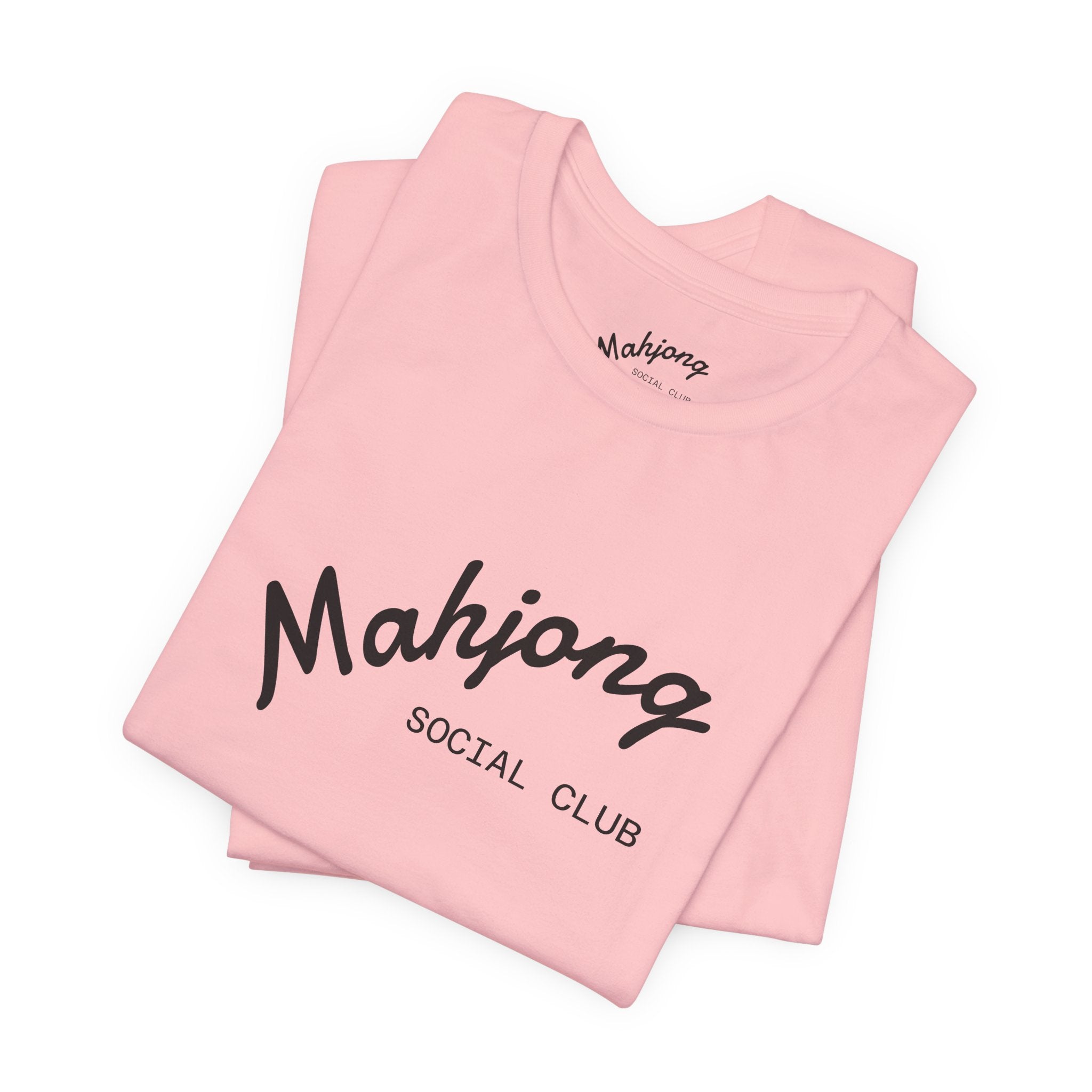 Mahjong Social Club Tee | tile-inspired, jade green pastel