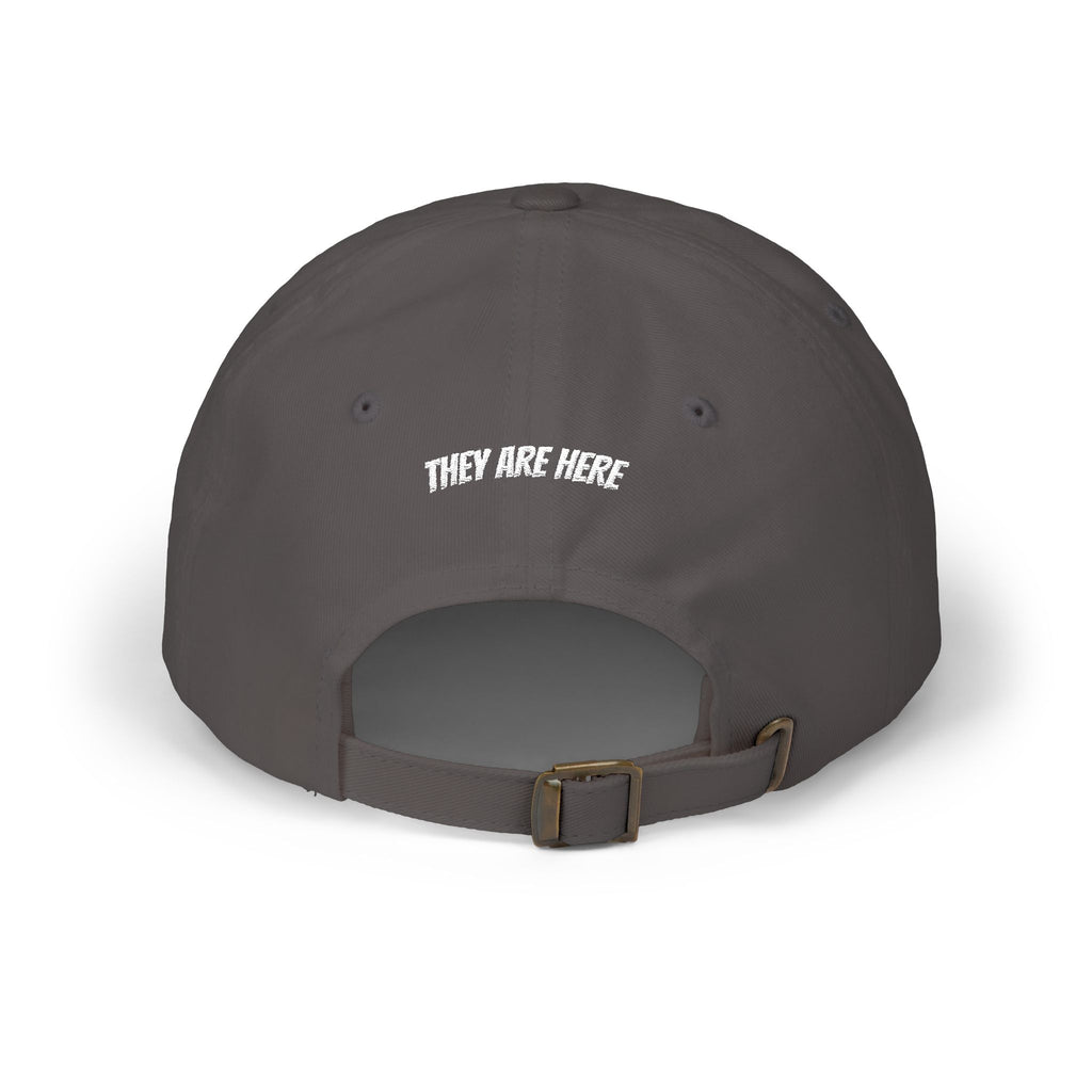 Alien "They Are Here." Dad Cap - Embroidered Baseball Hat dark