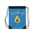 Little Guac Star Avocado Drawstring Bag — Cute Pink Gym Sack for Elementary Back-to-School