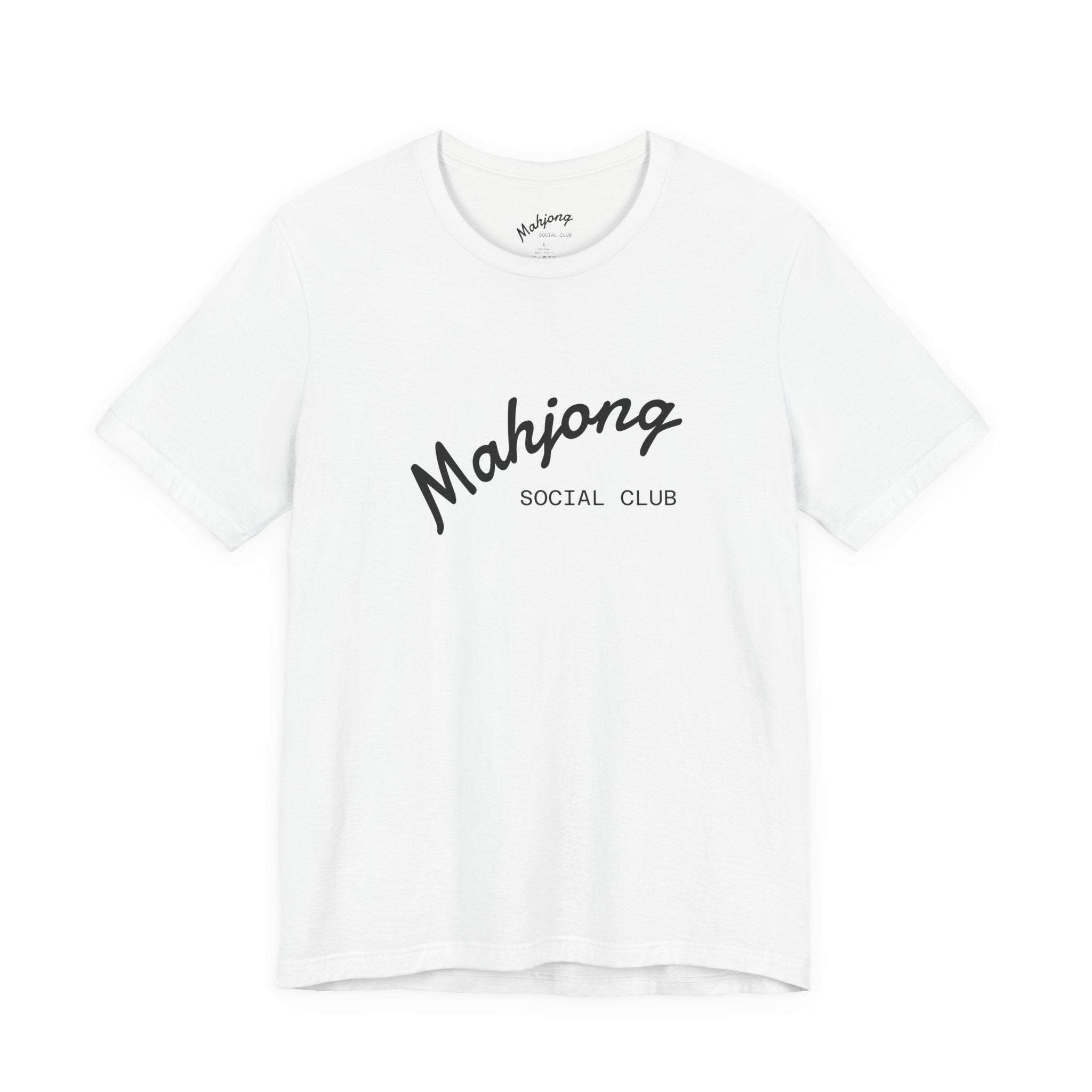 Mahjong Social Club Tee | tile-inspired, jade green pastel