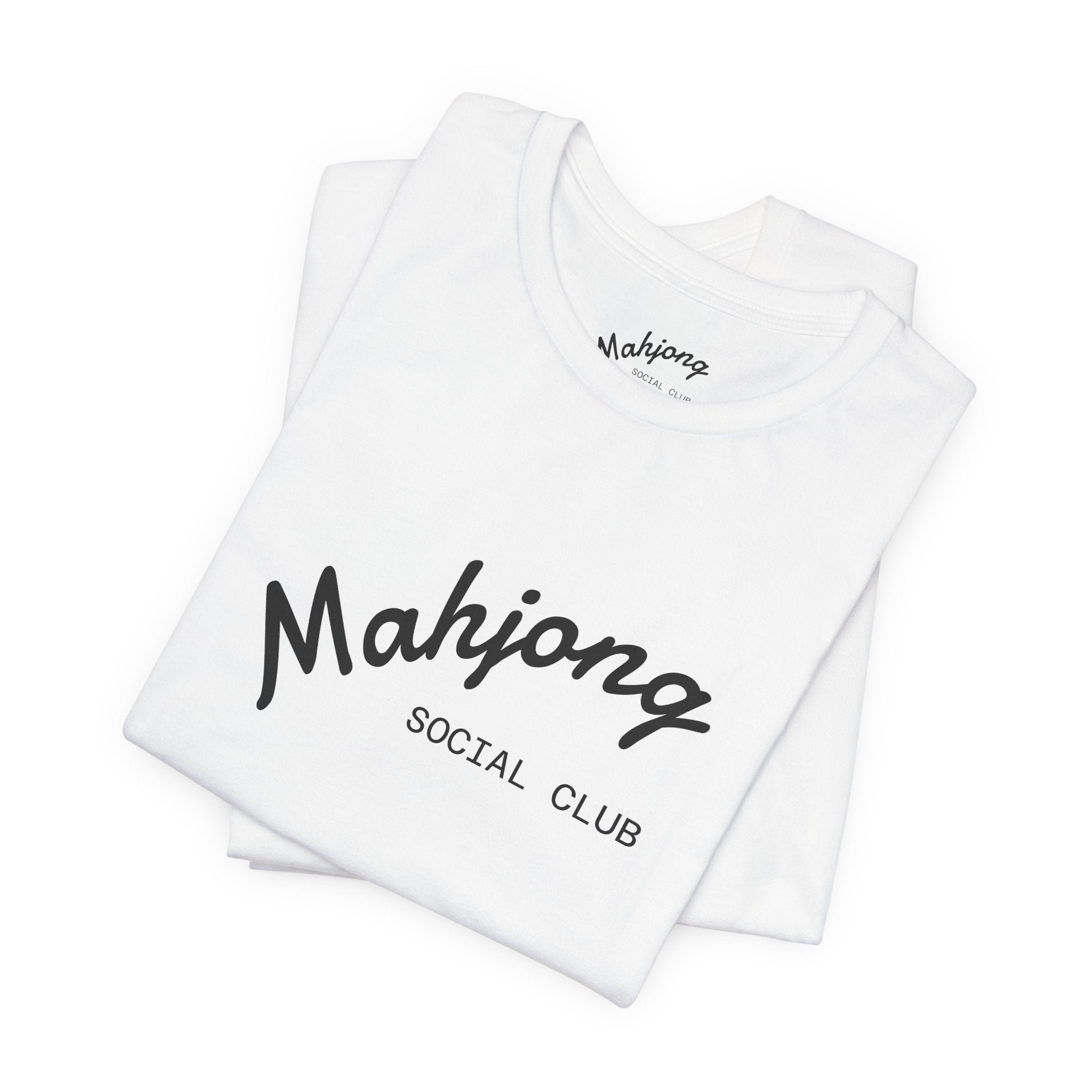 Mahjong Social Club Tee | tile-inspired, jade green pastel
