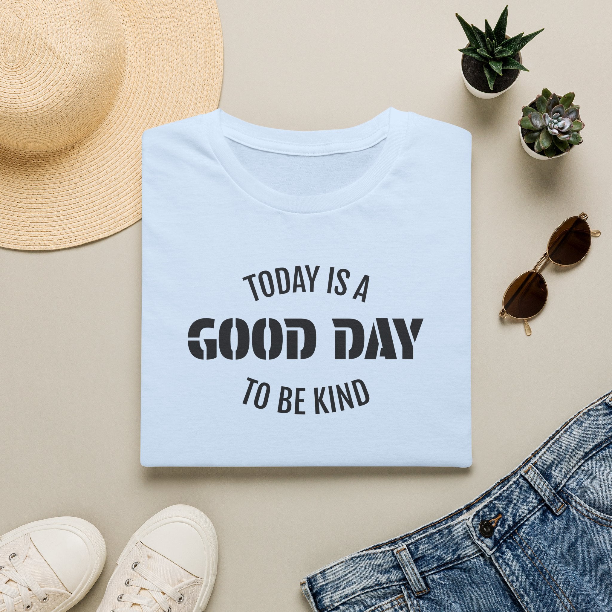 Kindness T-Shirt — "Today Is a Good Day to Be Kind" Positive Message Tee
