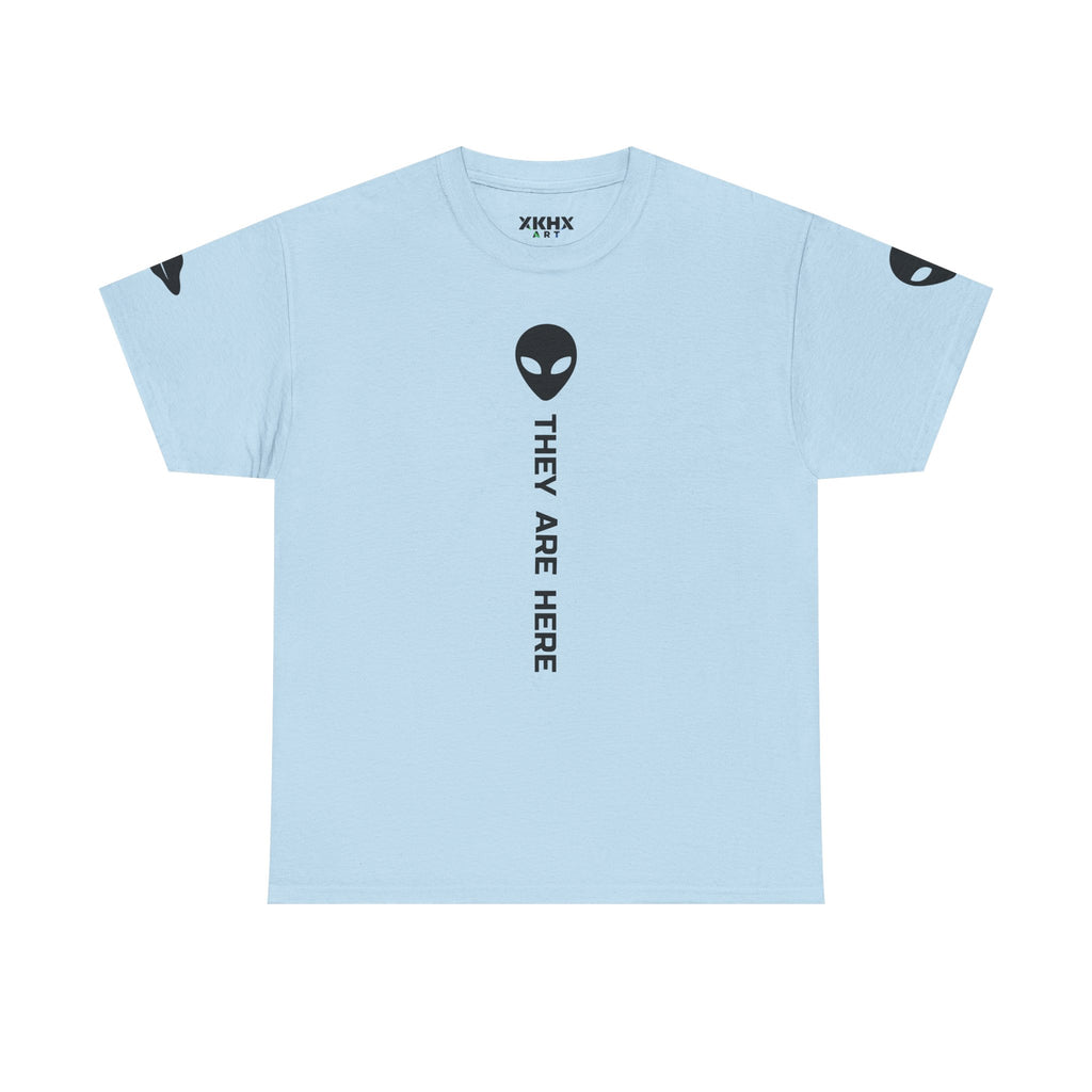 Alien Head "They Are Here" Graphic Tee