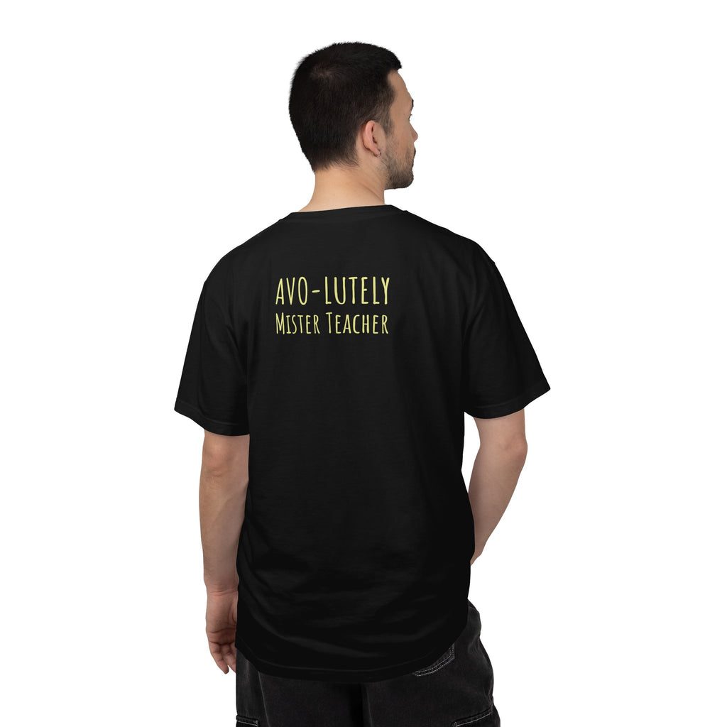 Personalizable "Avo-lutely Amazing Teacher" T-Shirt — Cute Avocado [XX] Grade Teacher Tee