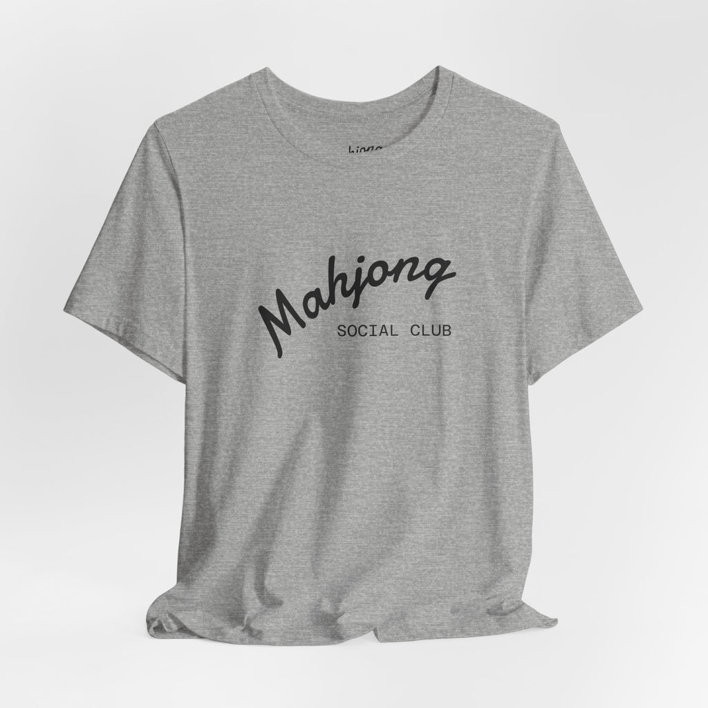 Mahjong Social Club Tee | tile-inspired, jade green pastel