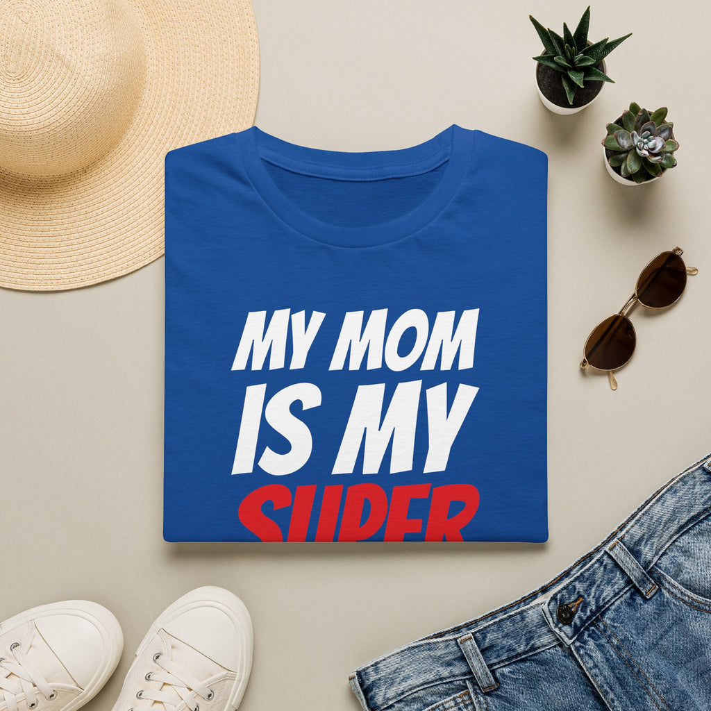 Superhero Mom T-Shirt — "My Mom Is My Superhero" Positive Message Tee