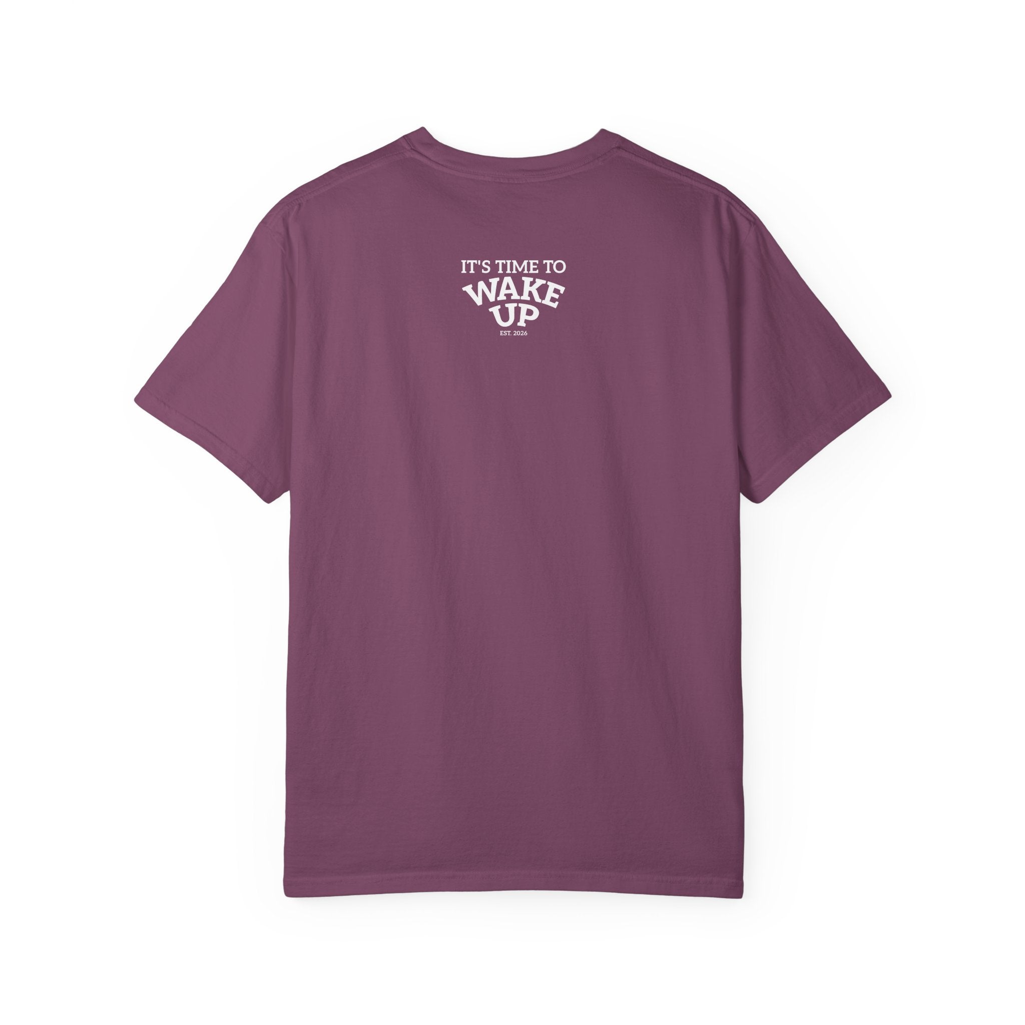 Wake Up Graphic T-Shirt — "It's Time to Wake Up" Casual Tee dark